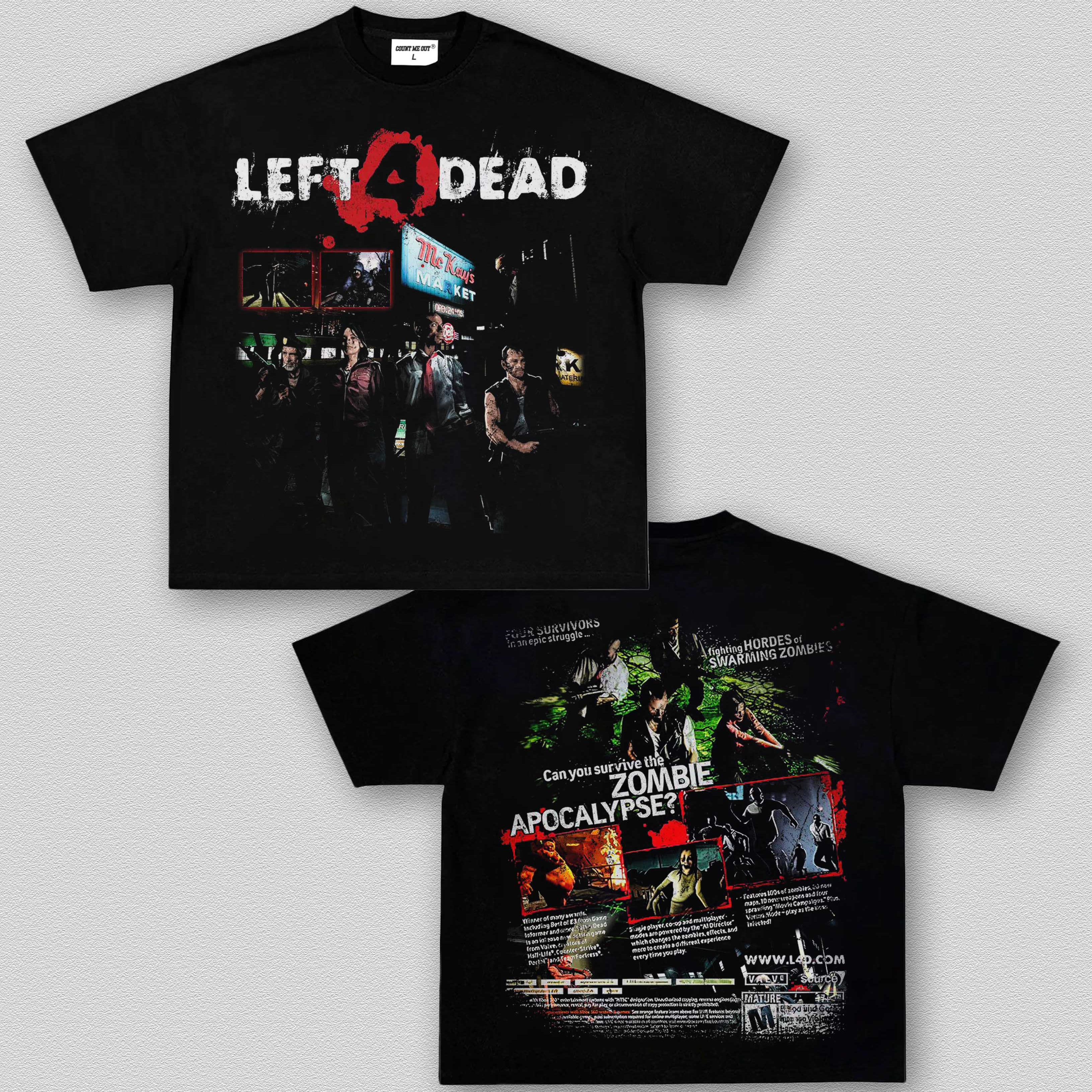 LEFT 4 DEAD TEE 10.15