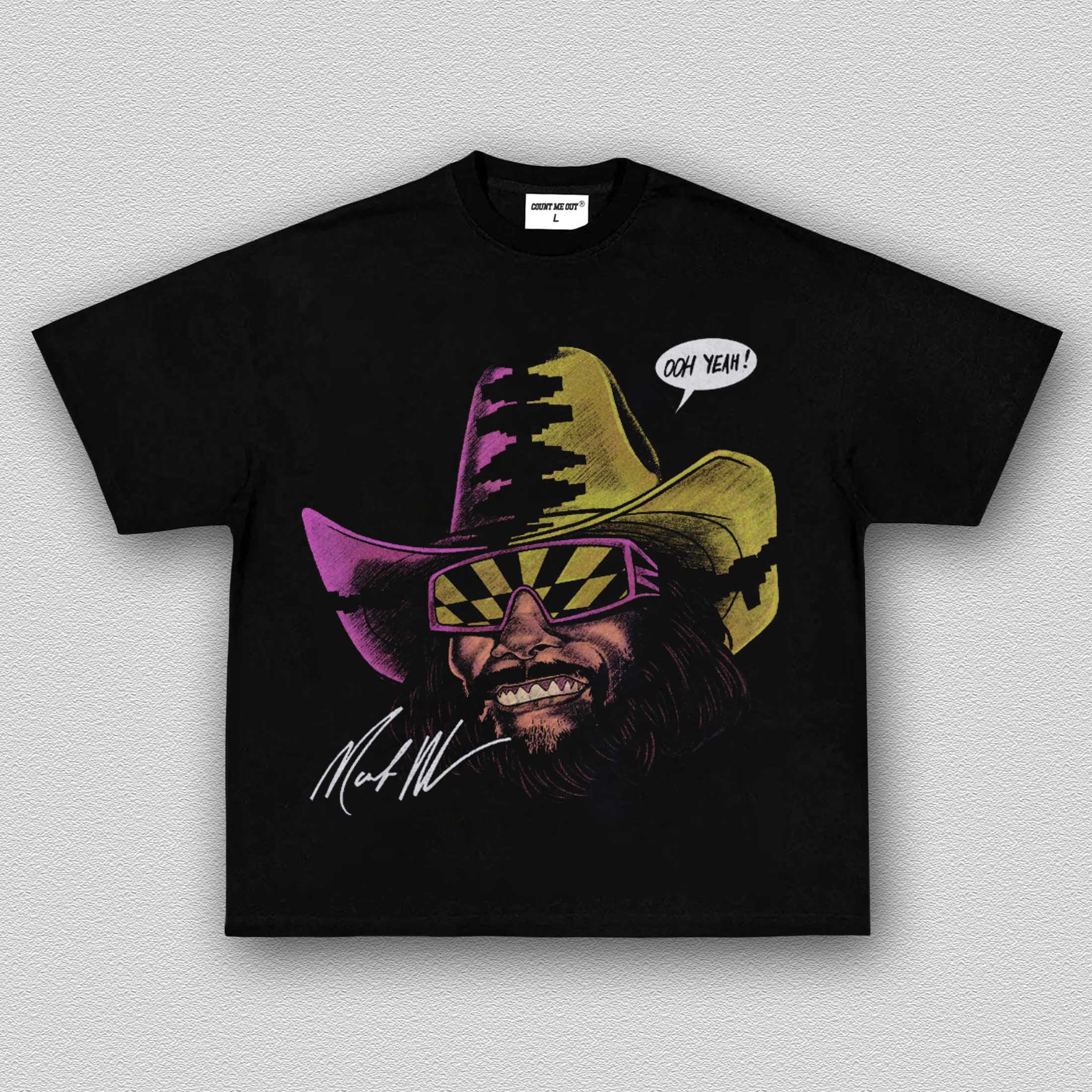 MACHO MAN BIG FACE ART TEE