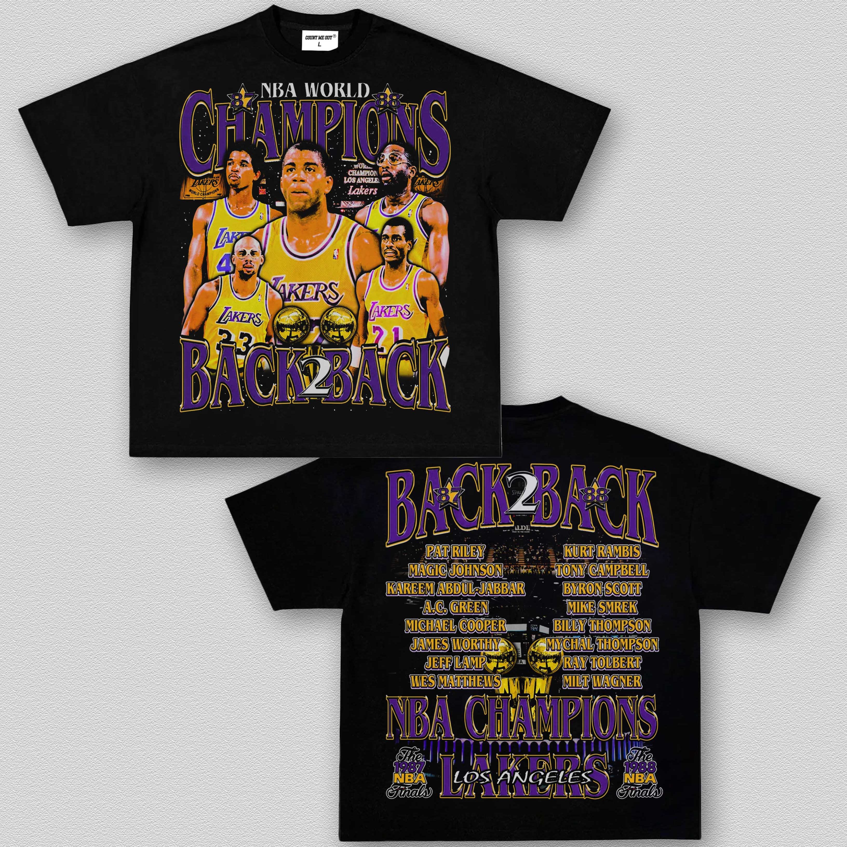 87-88 NBA CHAMPS TEE