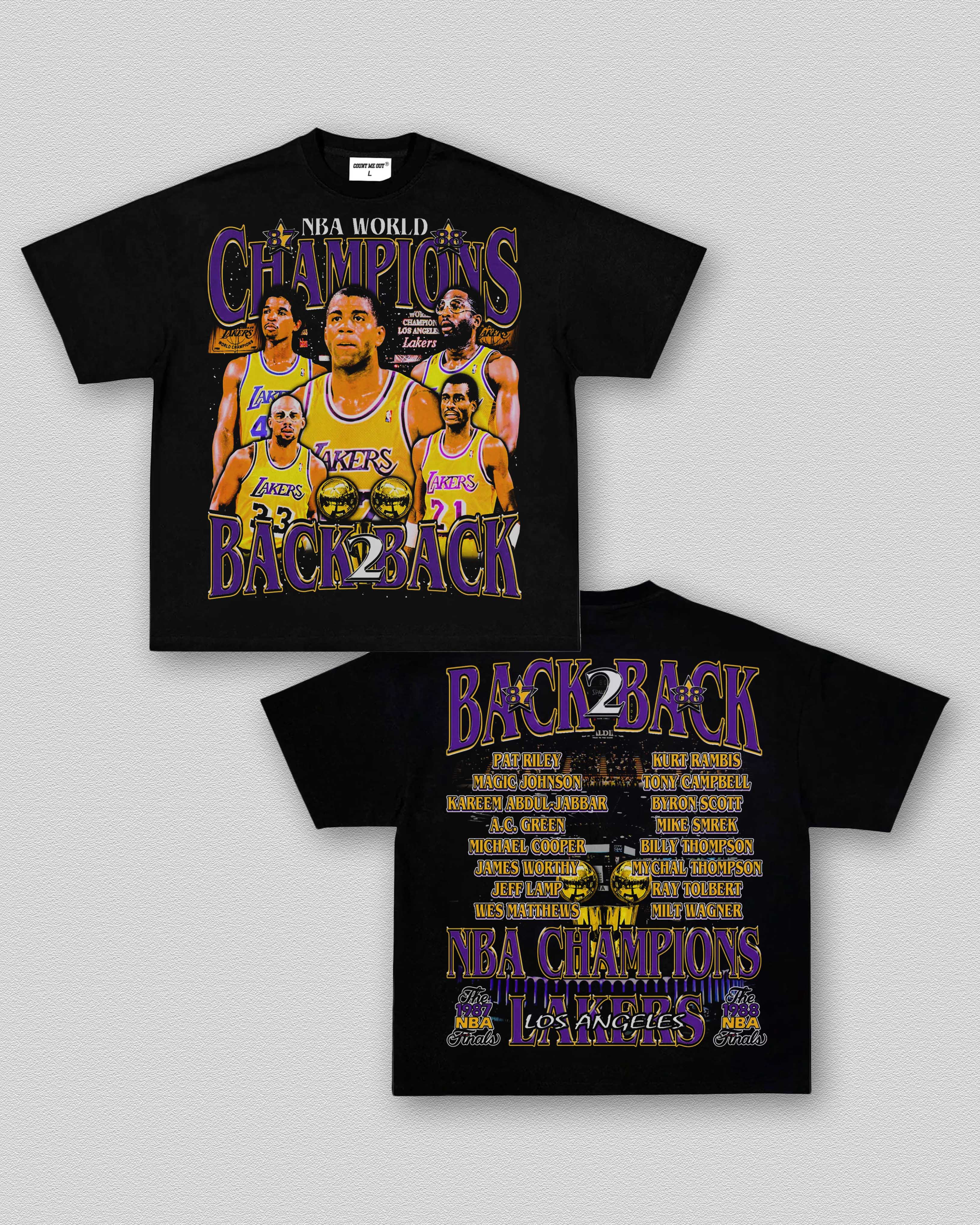 87-88 NBA CHAMPS TEE