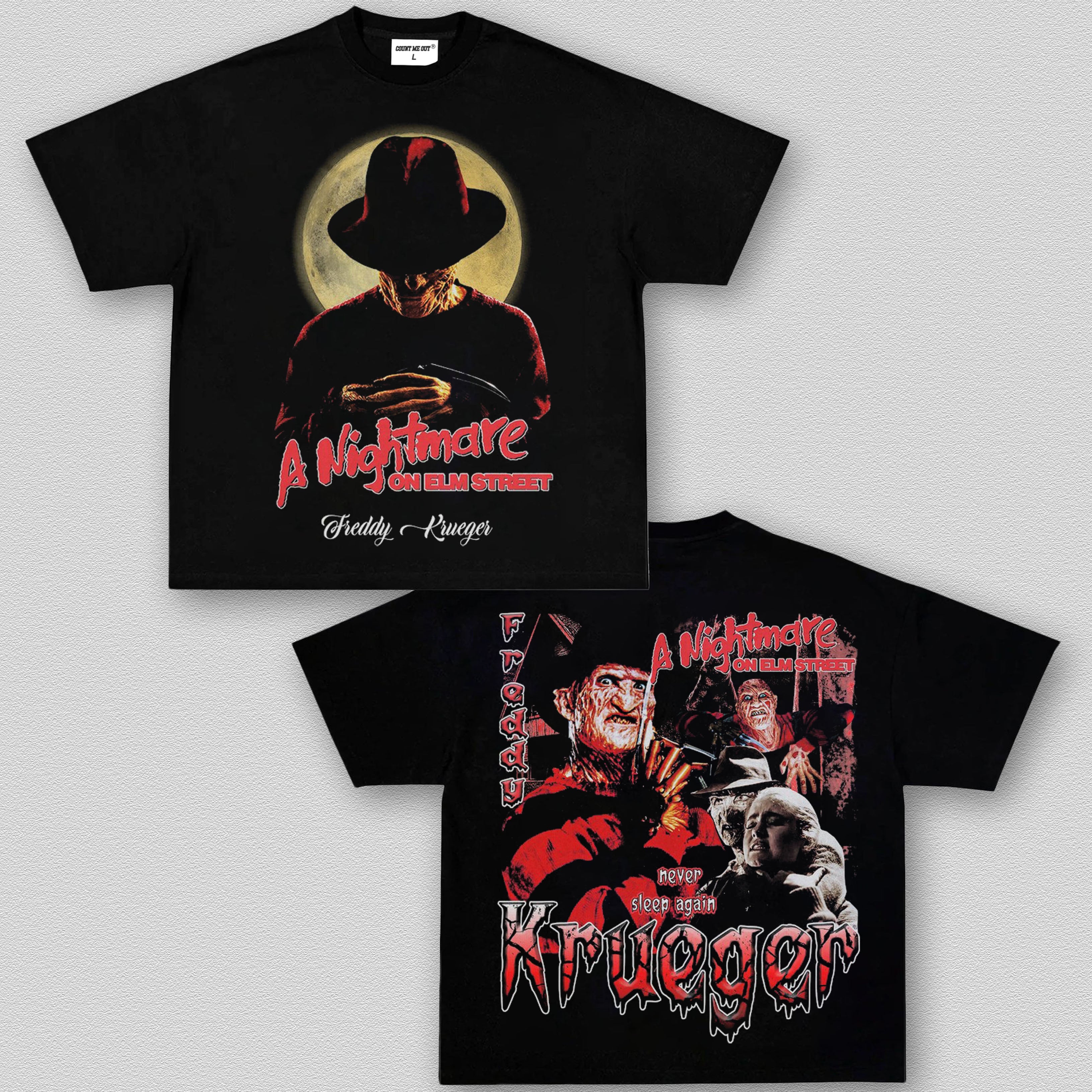 A NIGHTMARE ON ELM STREET-FREDDY KRUEGER TEE 9.20