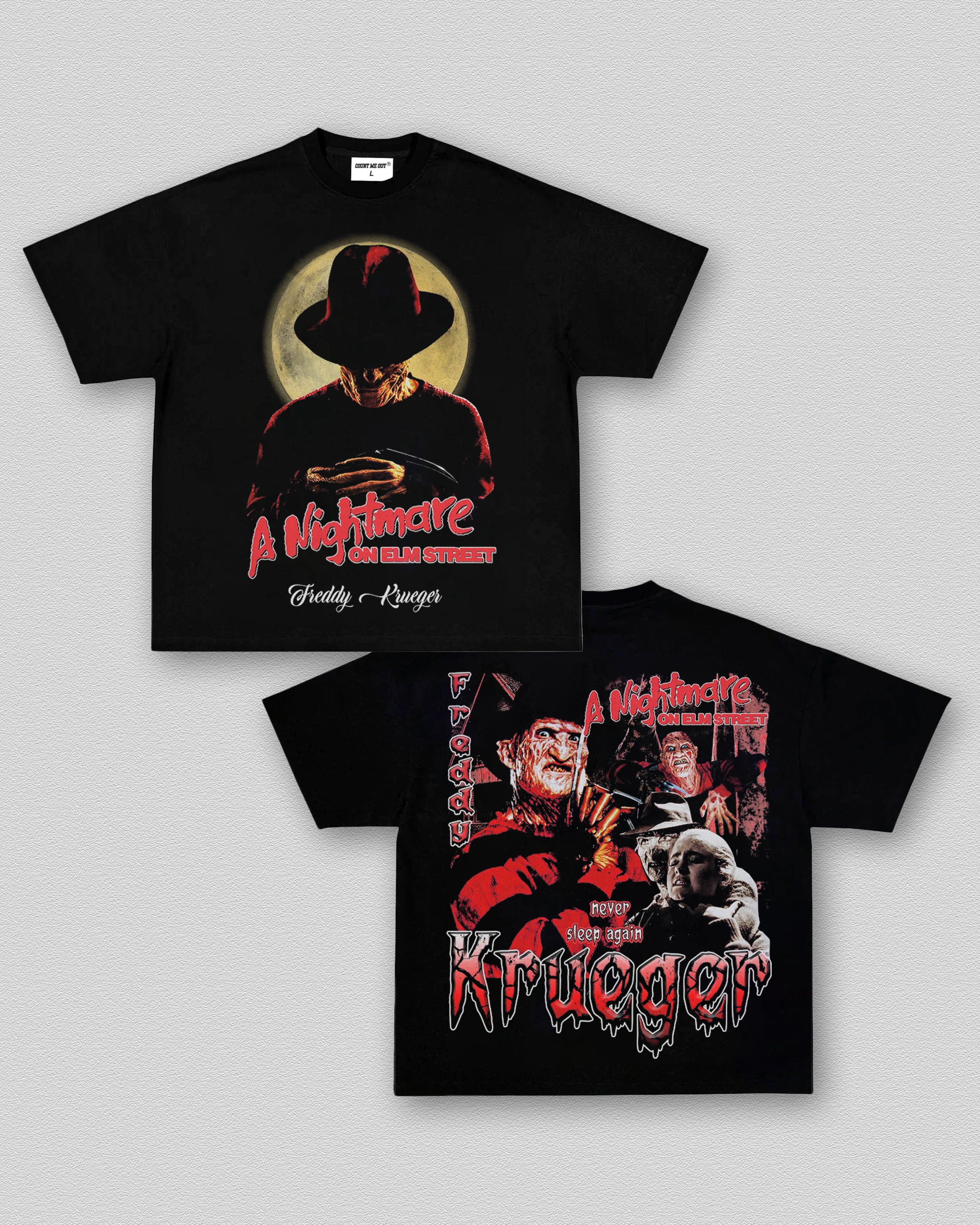 A NIGHTMARE ON ELM STREET-FREDDY KRUEGER TEE 9.20