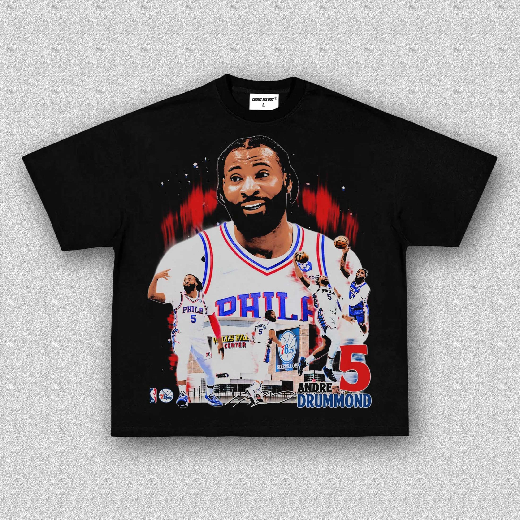 ANDER DRUMMOND-SIXERS TEE