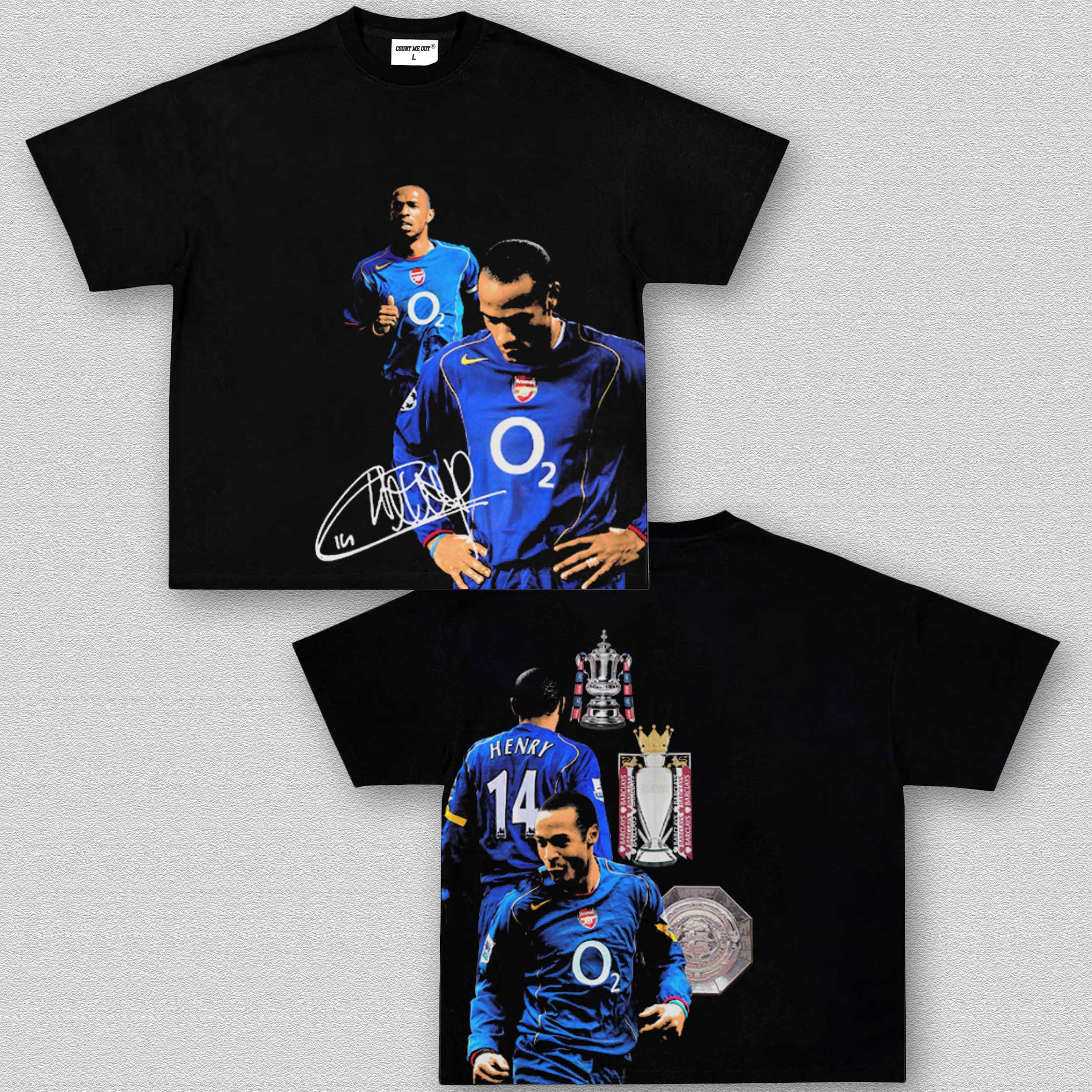 BLUE THIERRY HENRY TEE 12.4