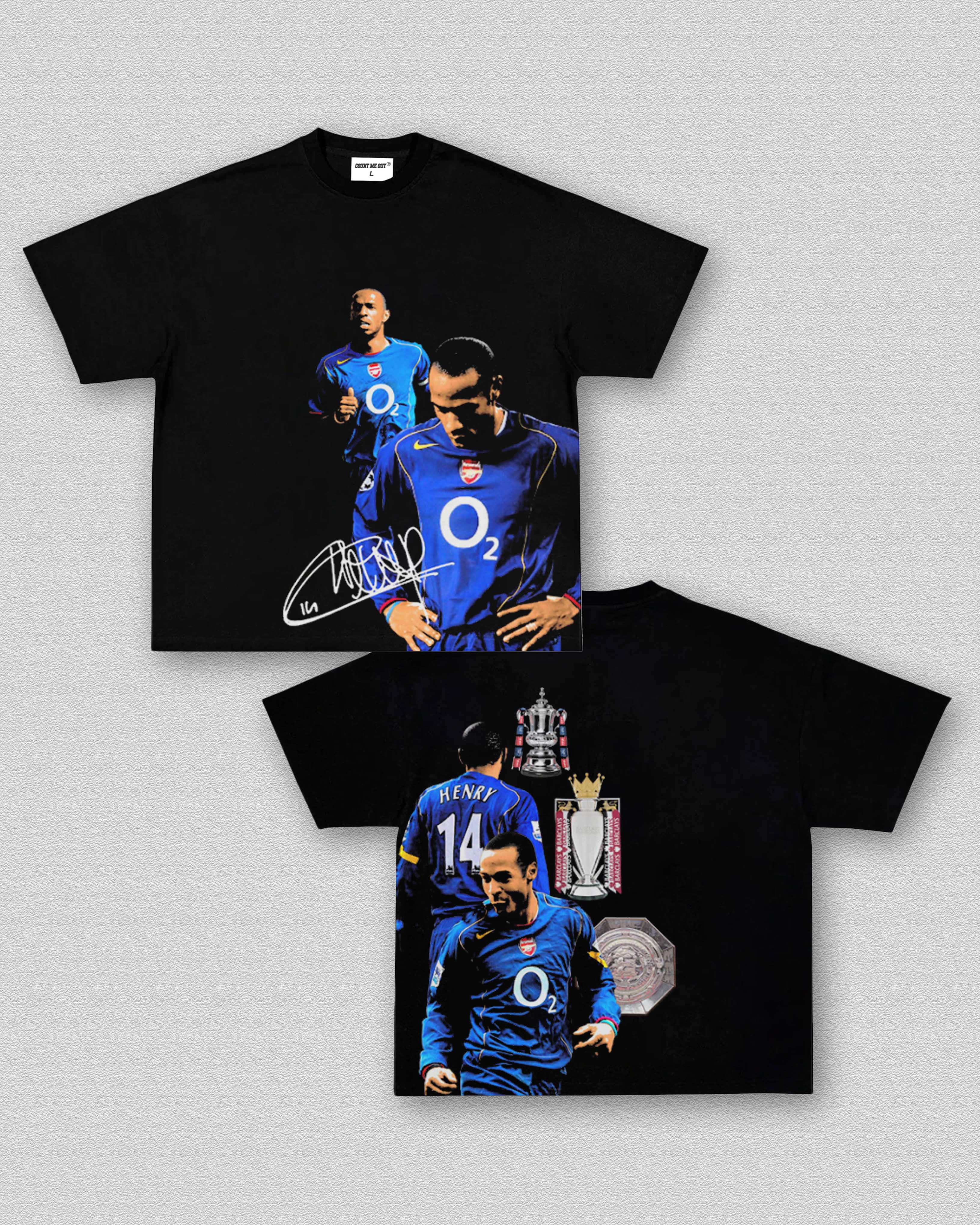 BLUE THIERRY HENRY TEE 12.4