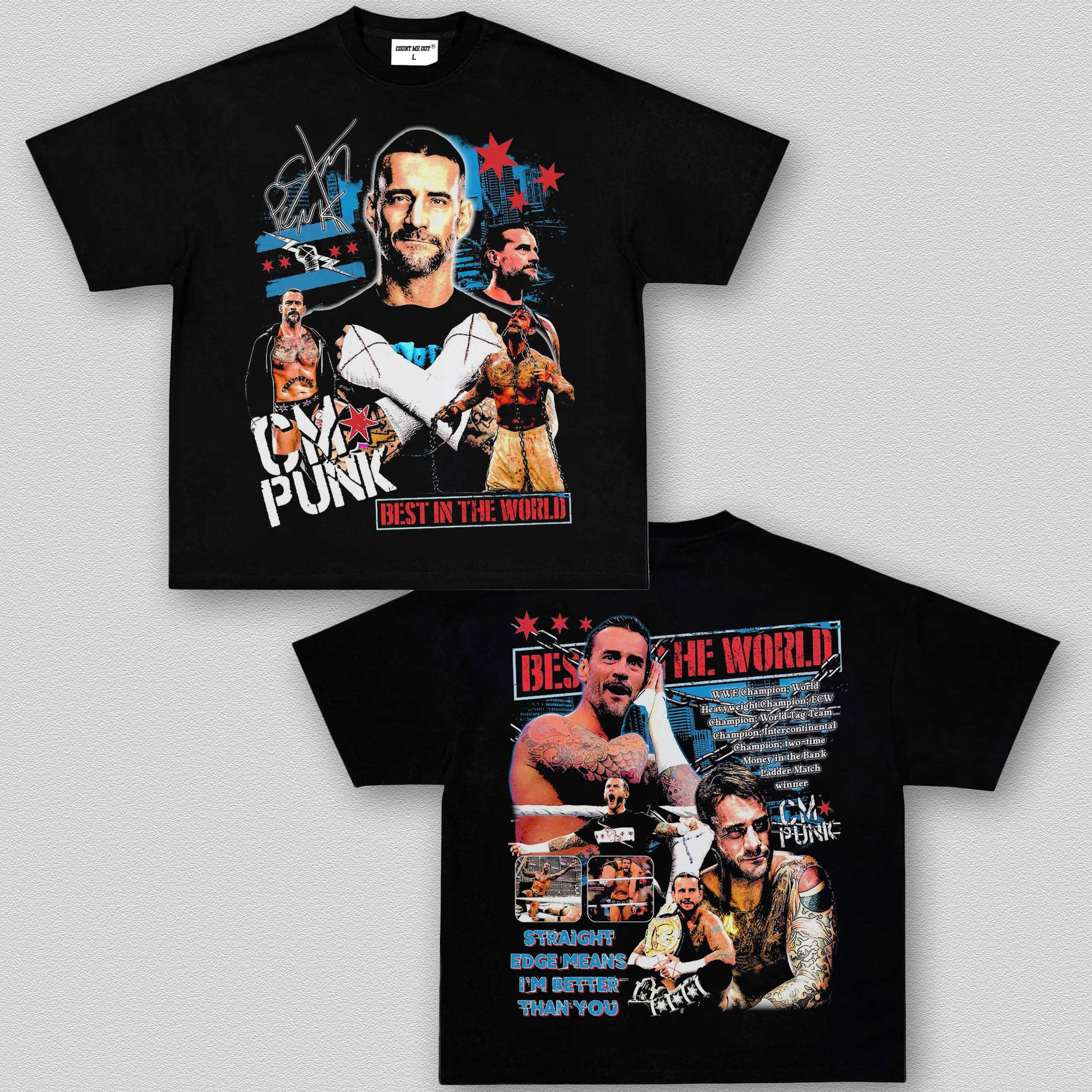 CM PUNK TEE 12.4