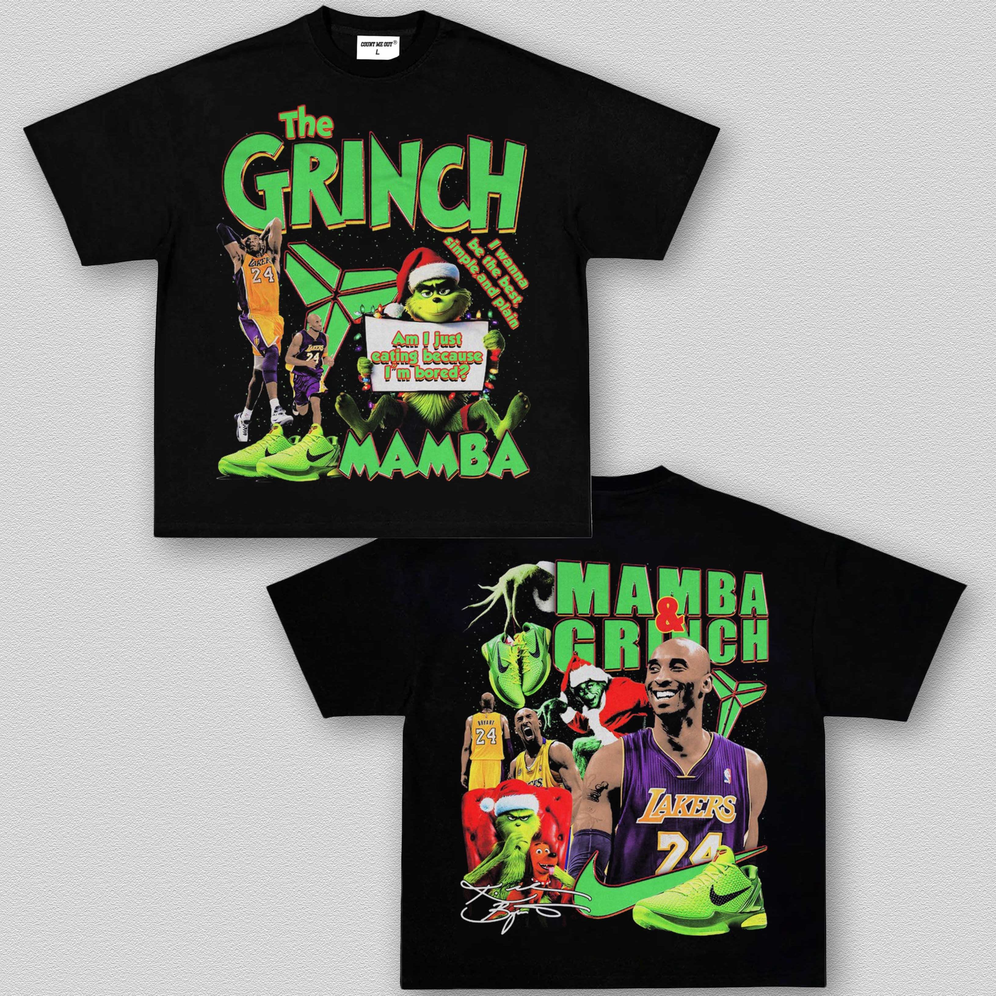 THE GRINCH & MAMBA TEE 12.12-2