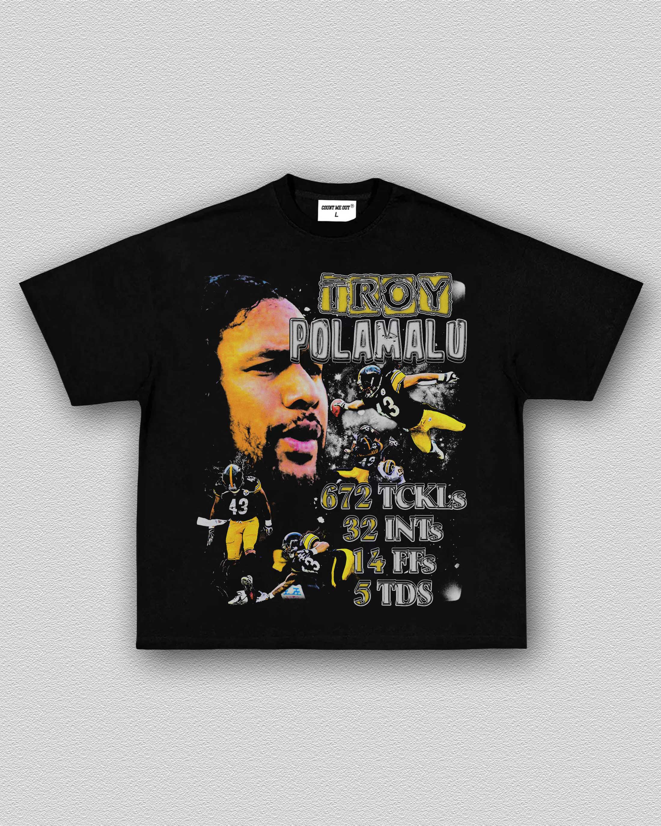 TROY POLAMALU TEE 10.5