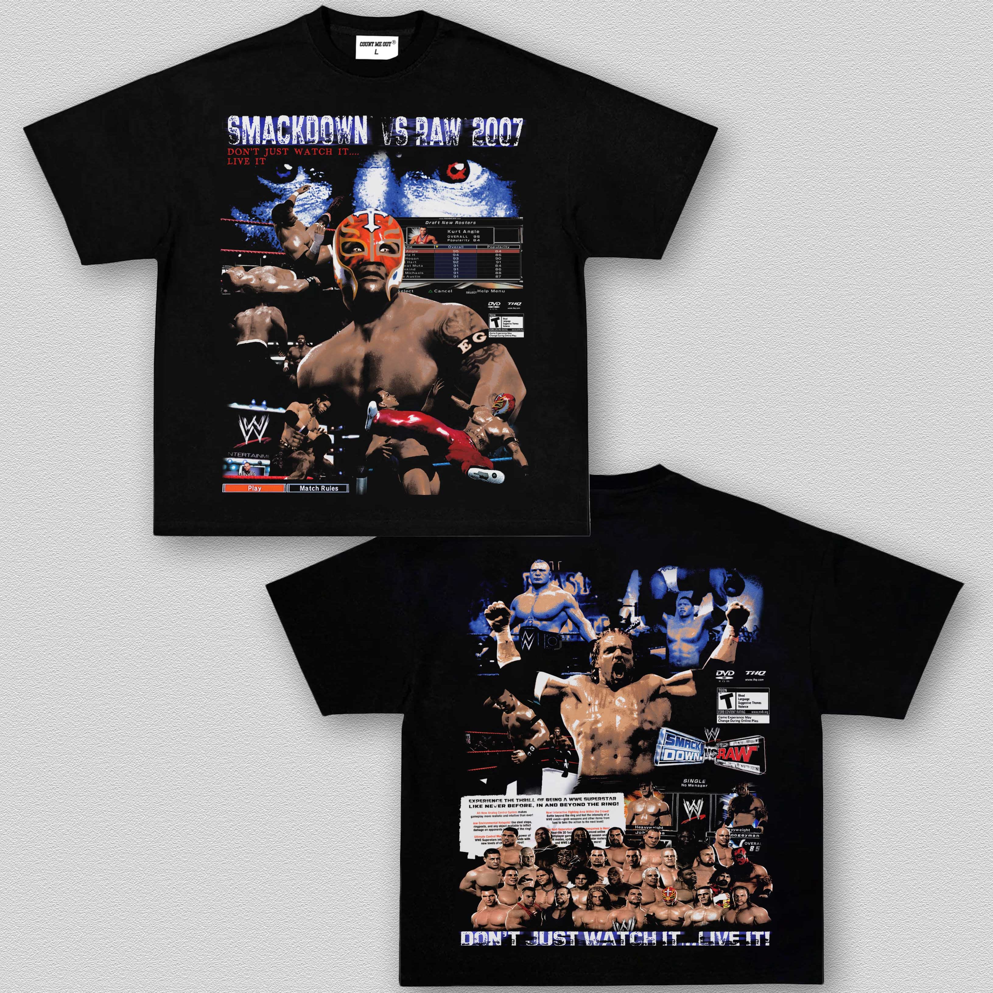 SMACKDOWN VS RAW 2007 TEE