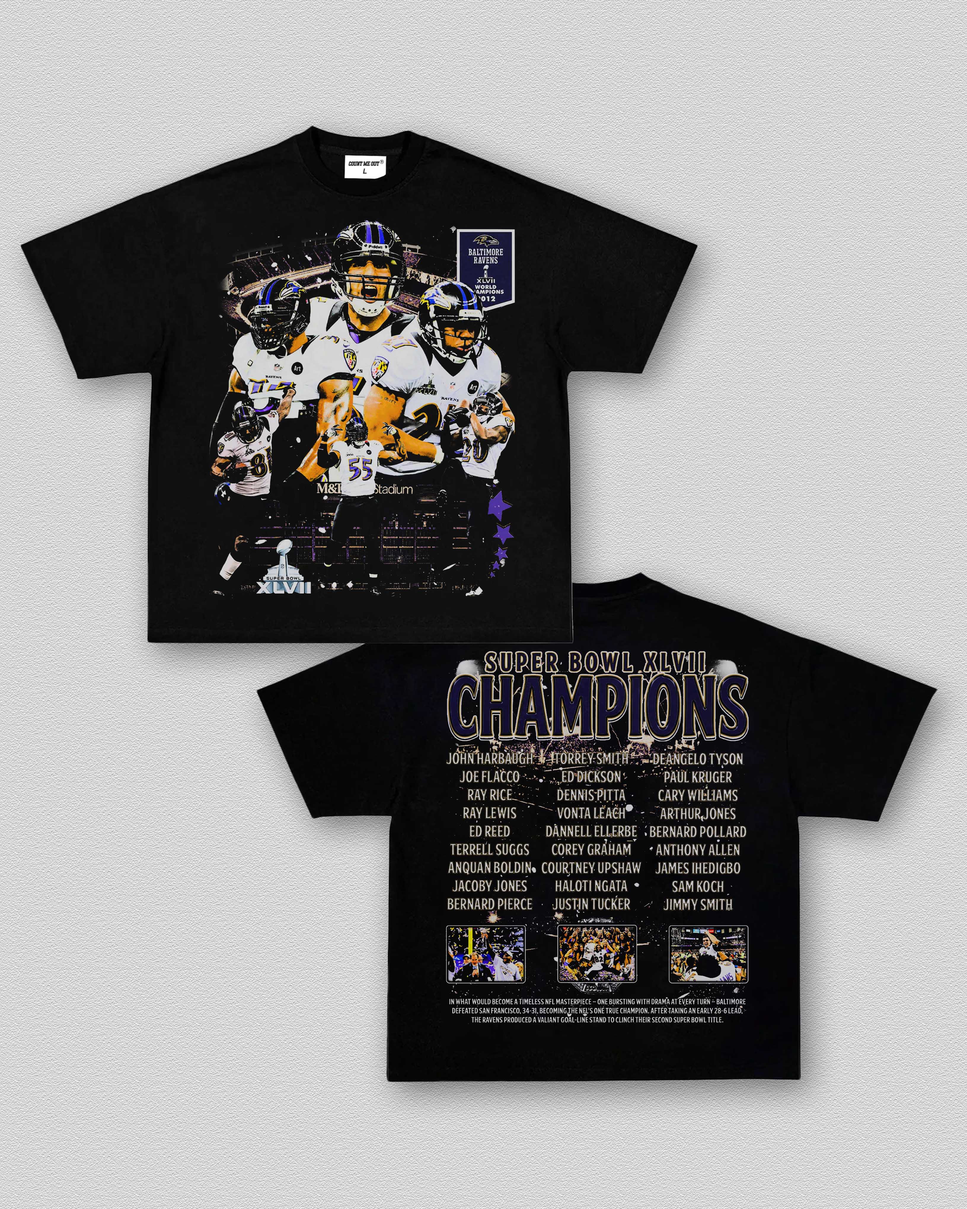 SUPER BOWL XLVII CHAMPS - RAVENS TEE