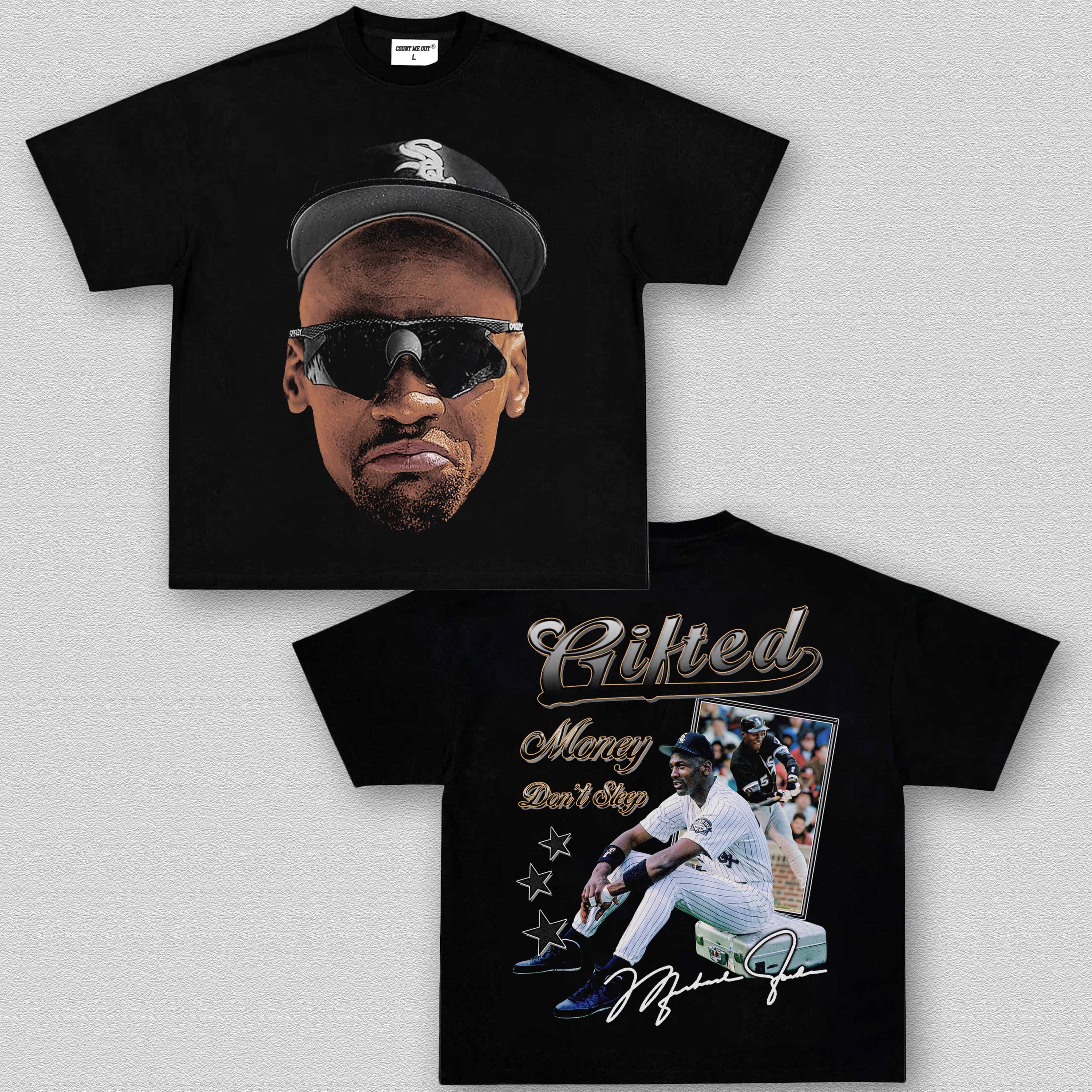 MICHAEL JORDAN-MONEY DON'T SLEEP TEE 10.6