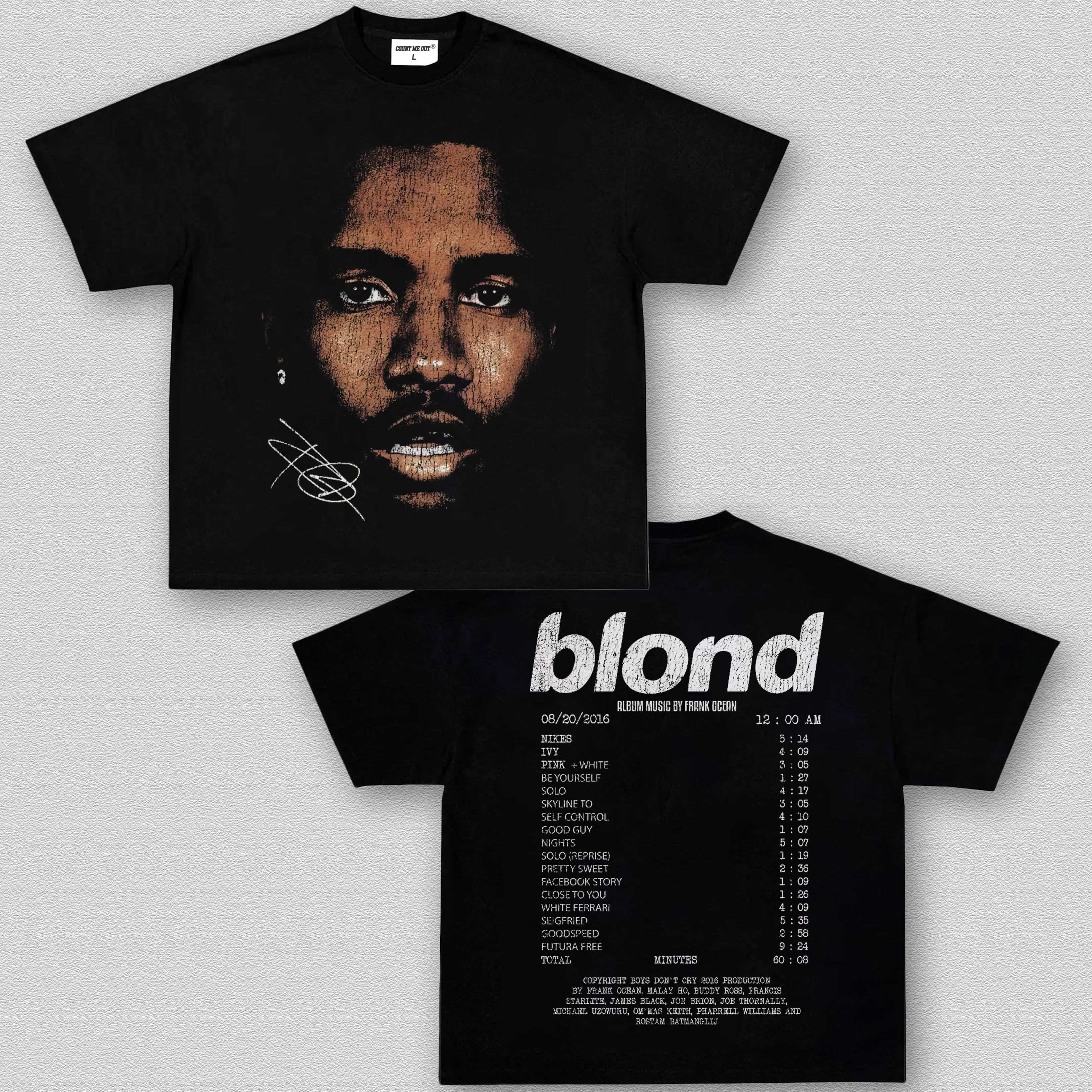 FRANK OCEAN TEE 12.3