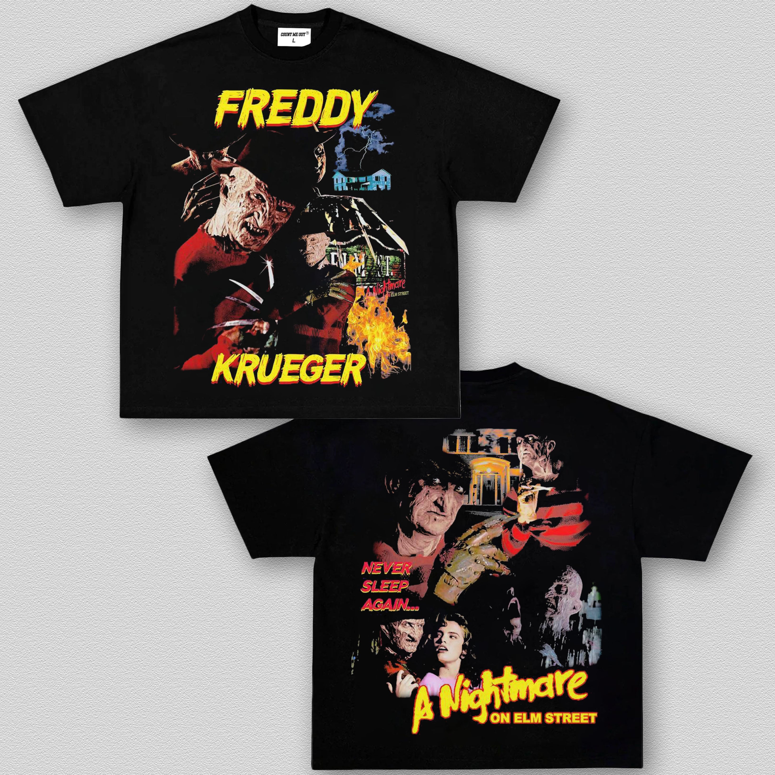 A NIGHTMARE ON ELM STREET-FREDDY KRUEGER TEE 9.20-3