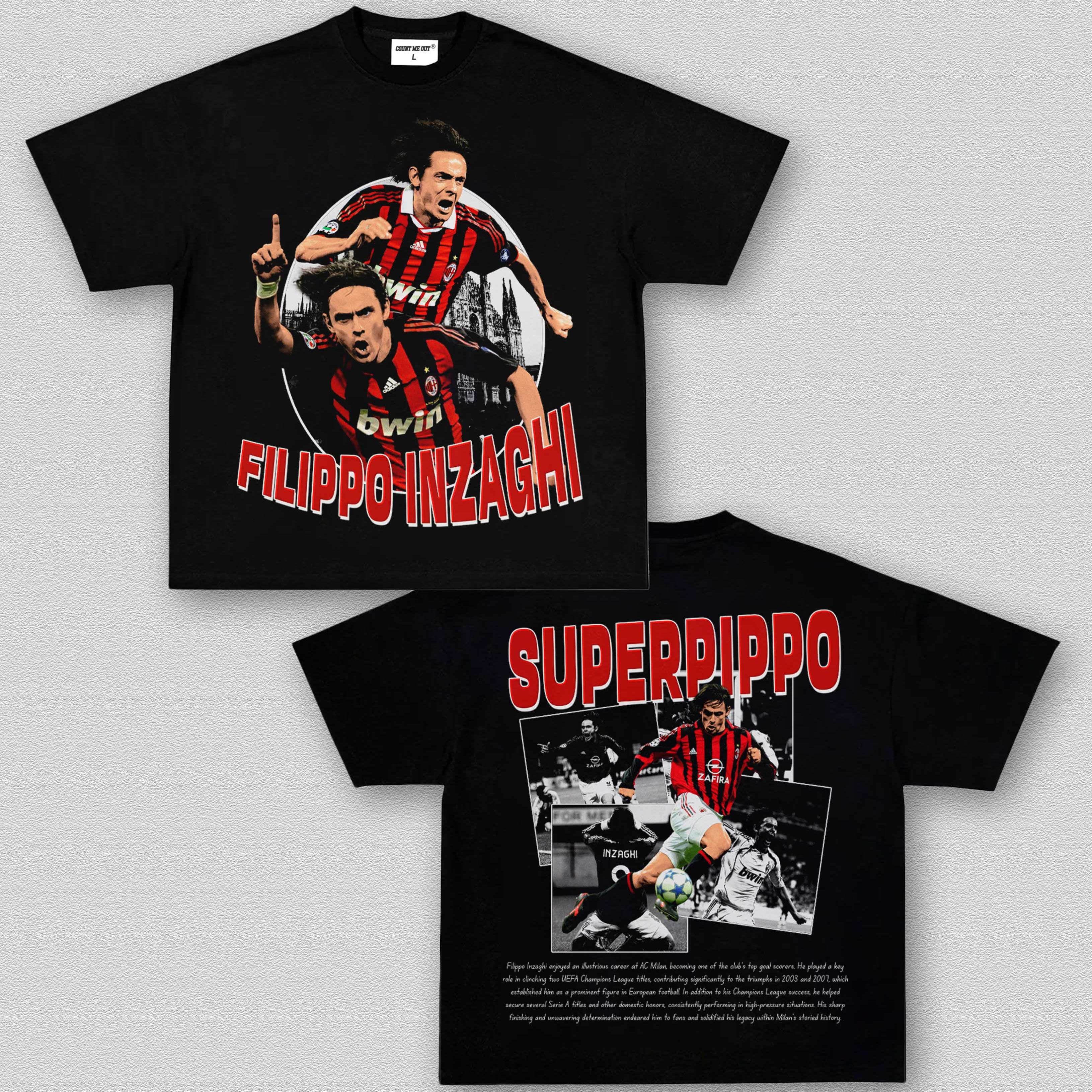 AC MILAN FILIPPO INZAGHI TEE 12.4