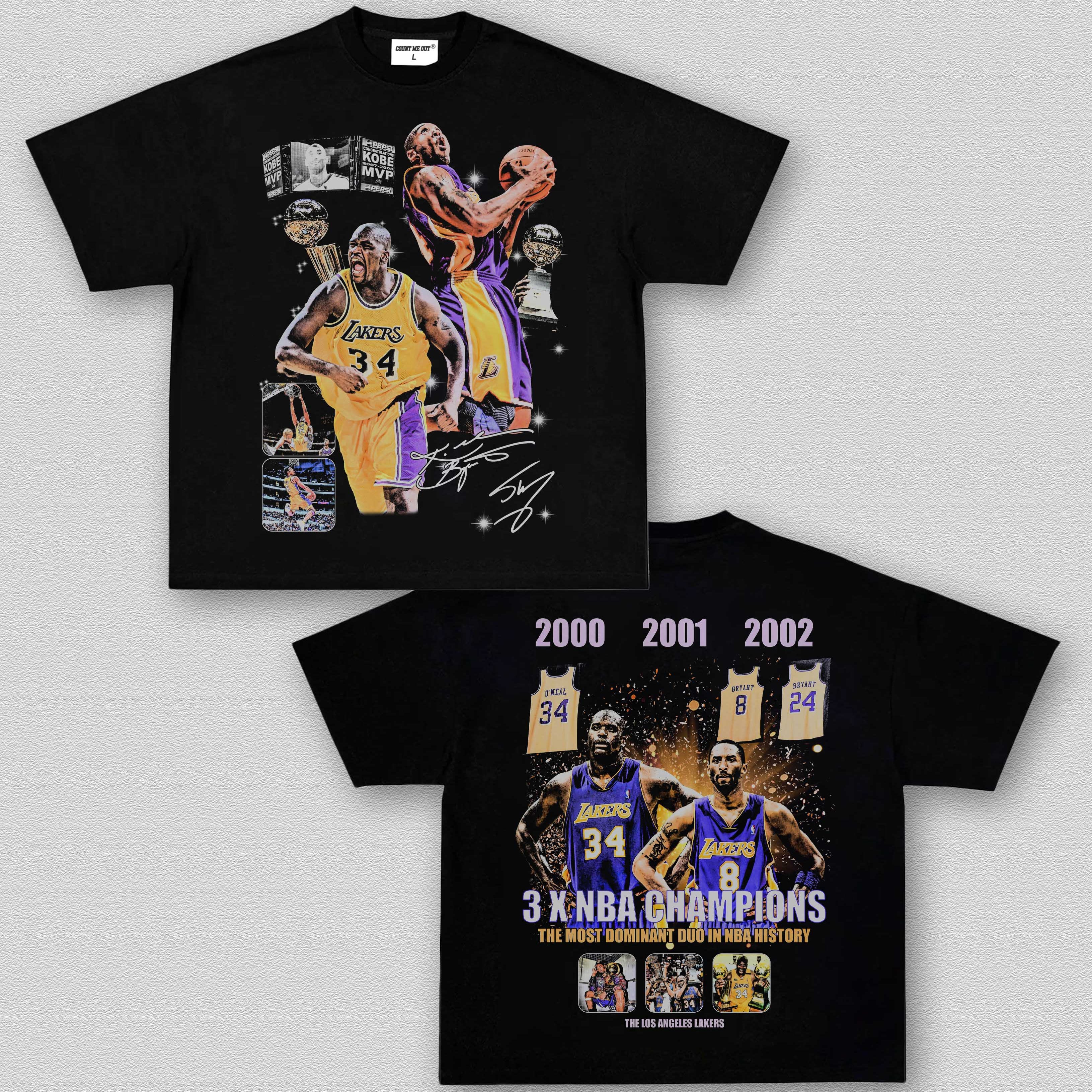 KOBE & SHAQ 3 PEAT TEE 11.25