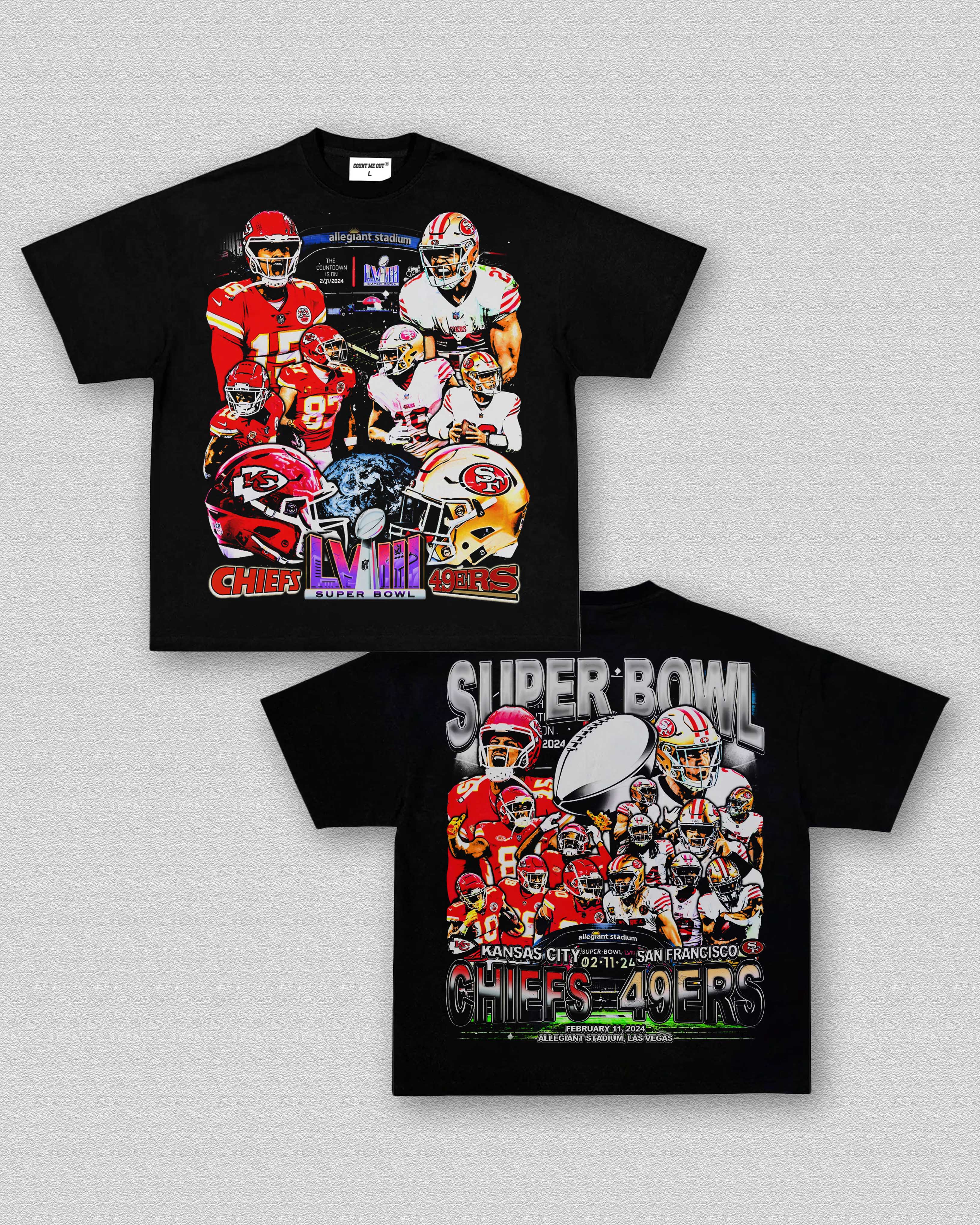 COUNTMEOUT SUPER BOWL LVIII TEE