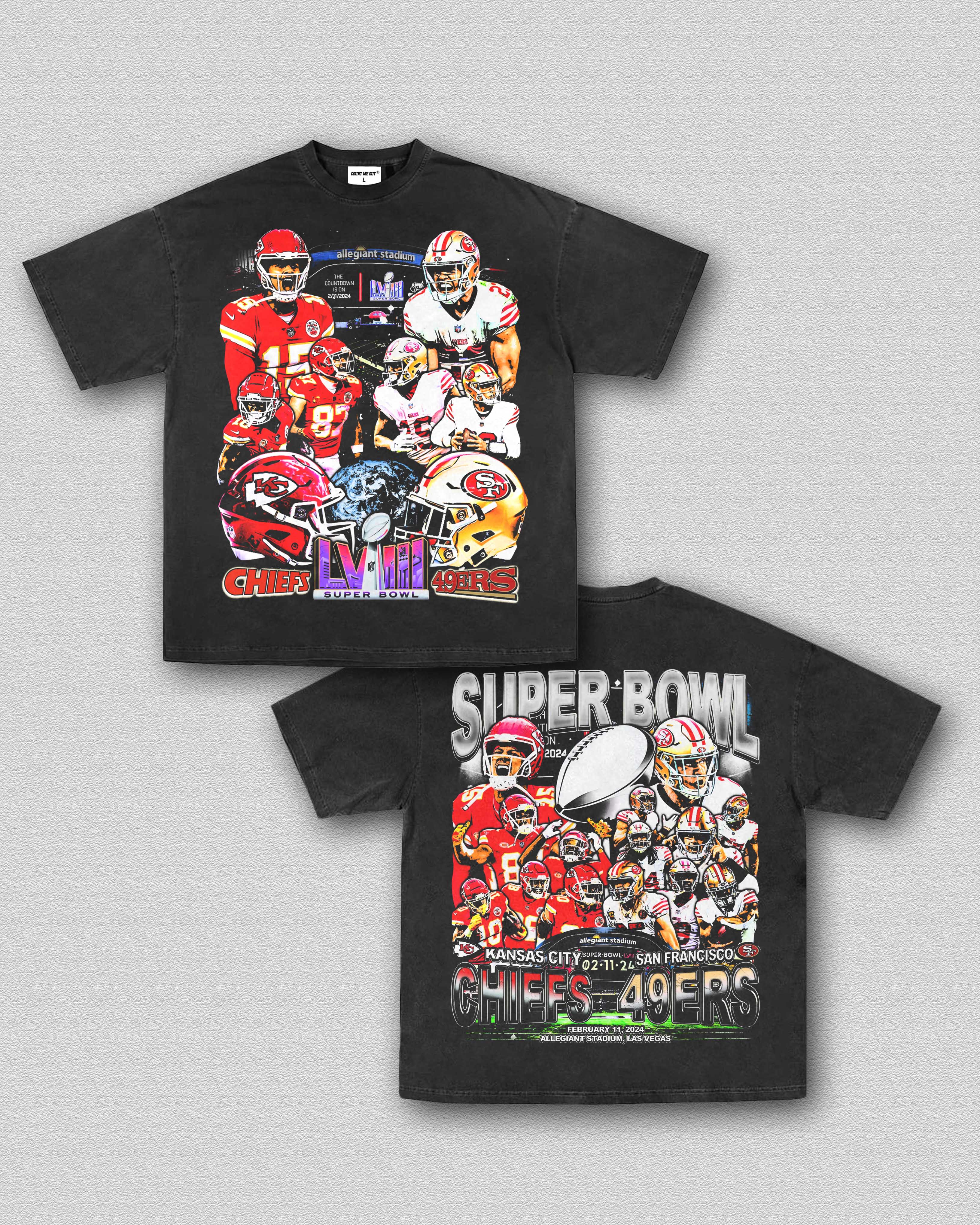 COUNTMEOUT SUPER BOWL LVIII TEE