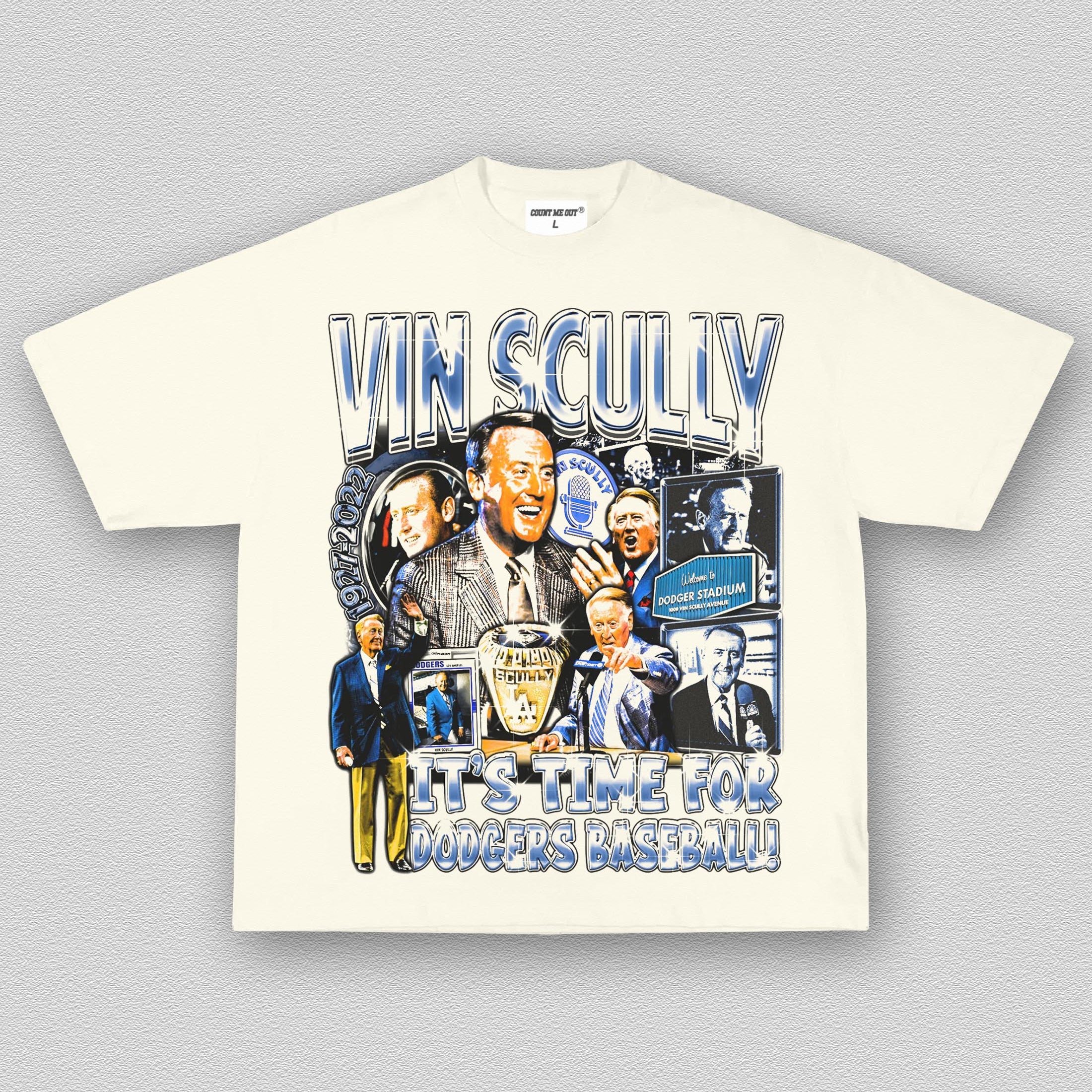 COUNTMEOUT VIN SCULLY TEE