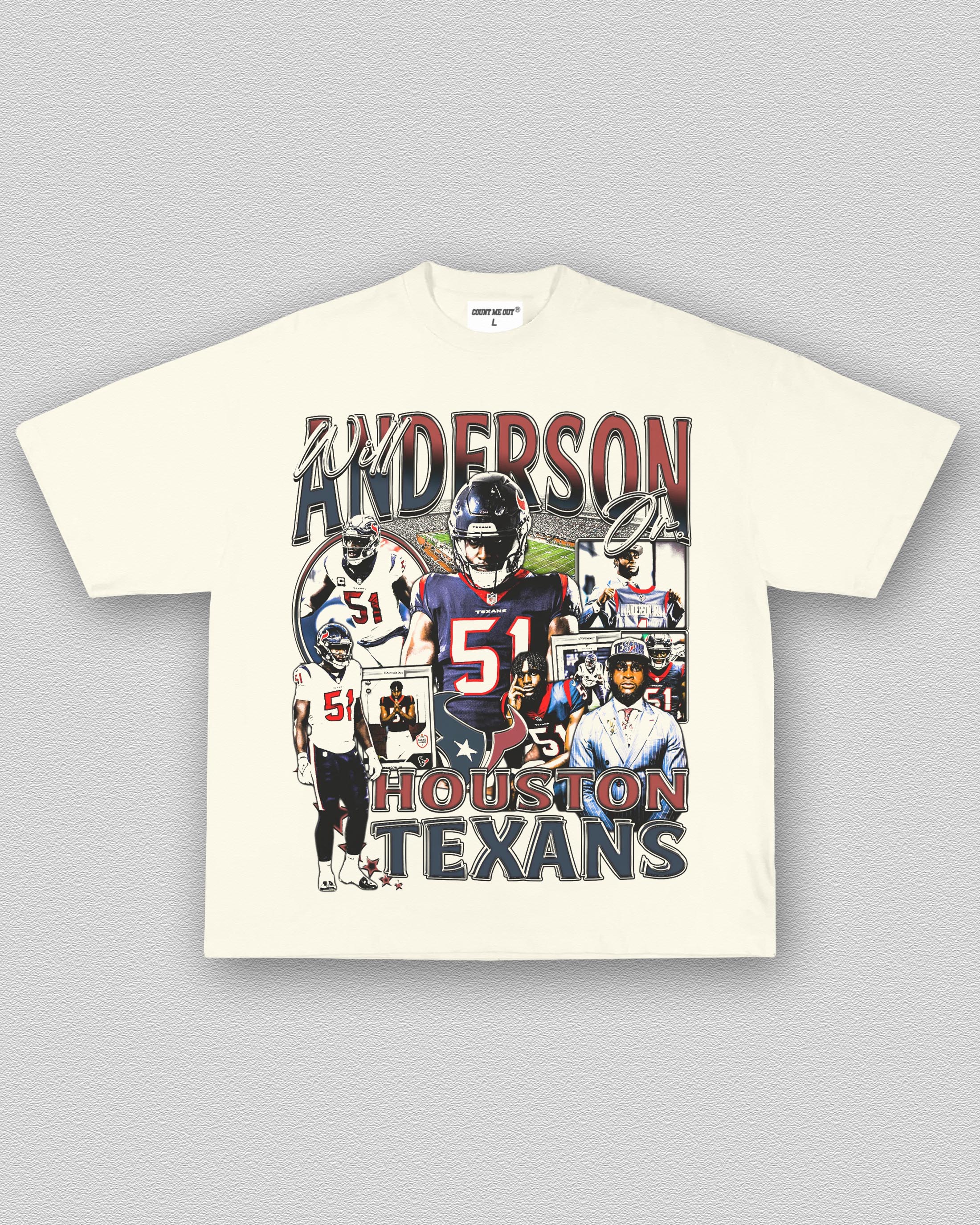 COUNTMEOUT WILL ANDERSON JR - TEXANS TEE