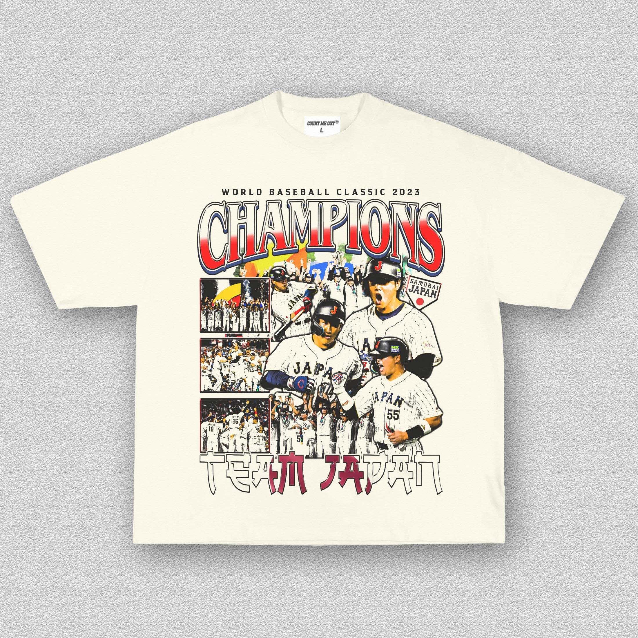 COUNTMEOUT WBC JAPAN TEAM TEE