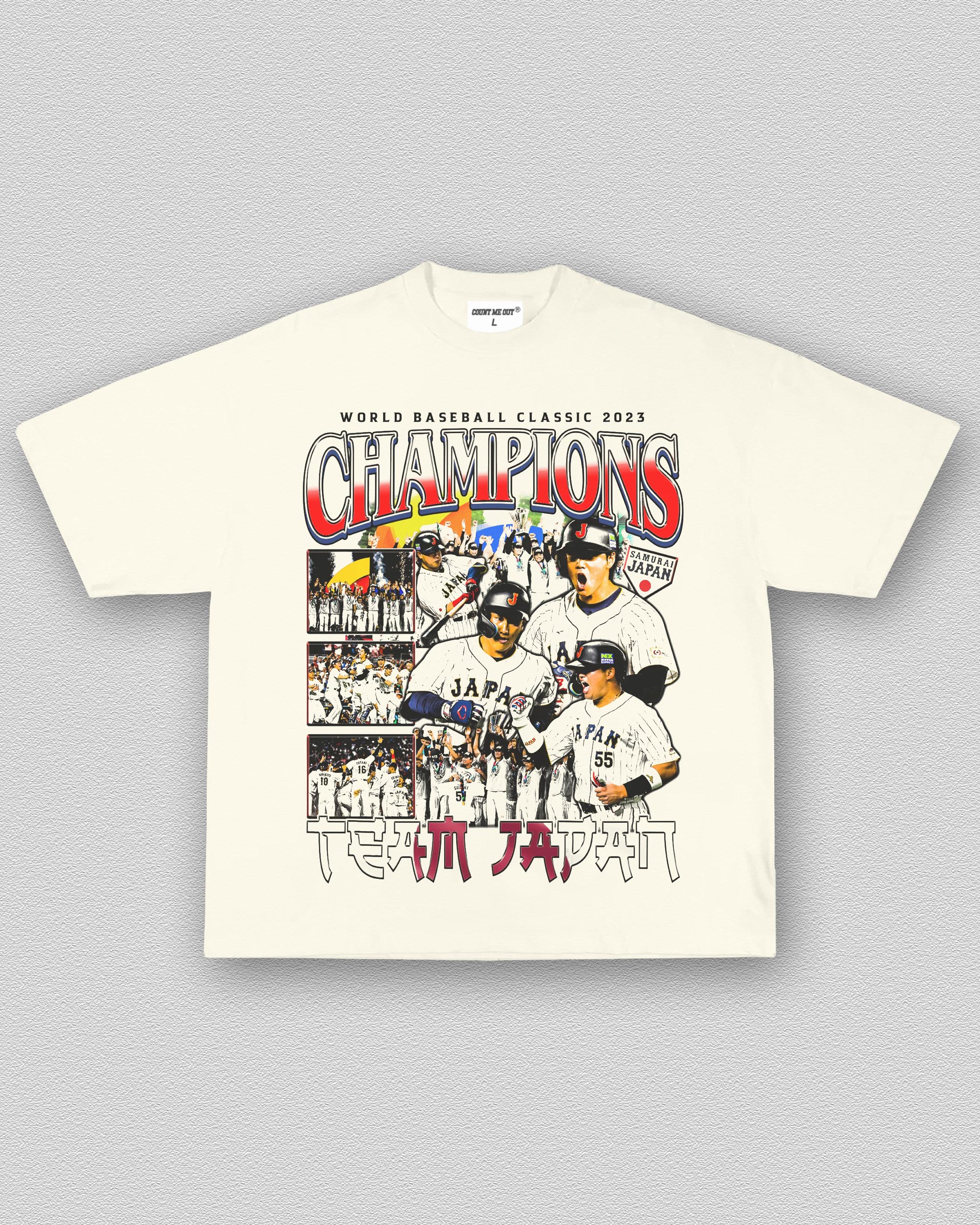 COUNTMEOUT WBC JAPAN TEAM TEE