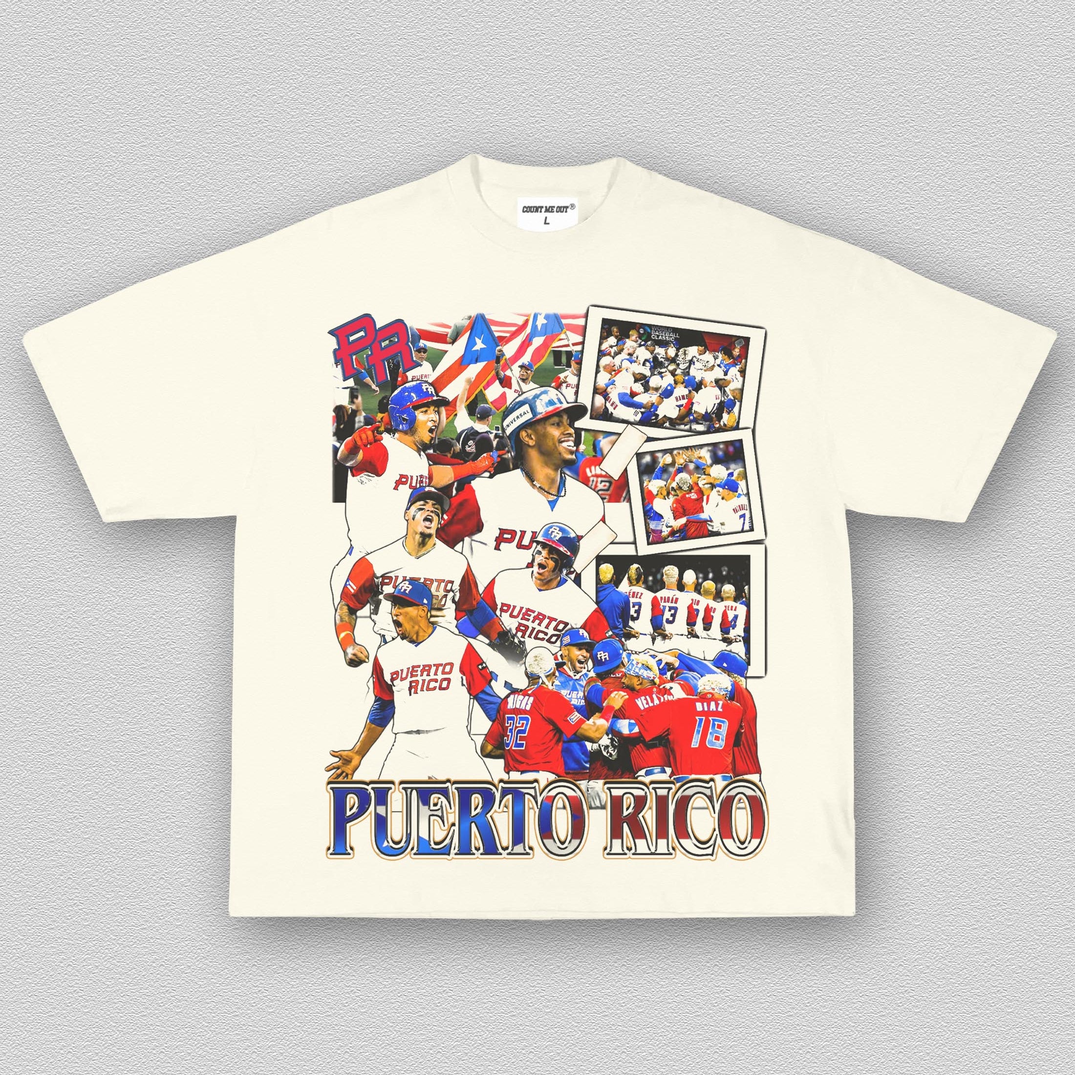 COUNTMEOUT WBC TEAM PUERTO RICO TEE