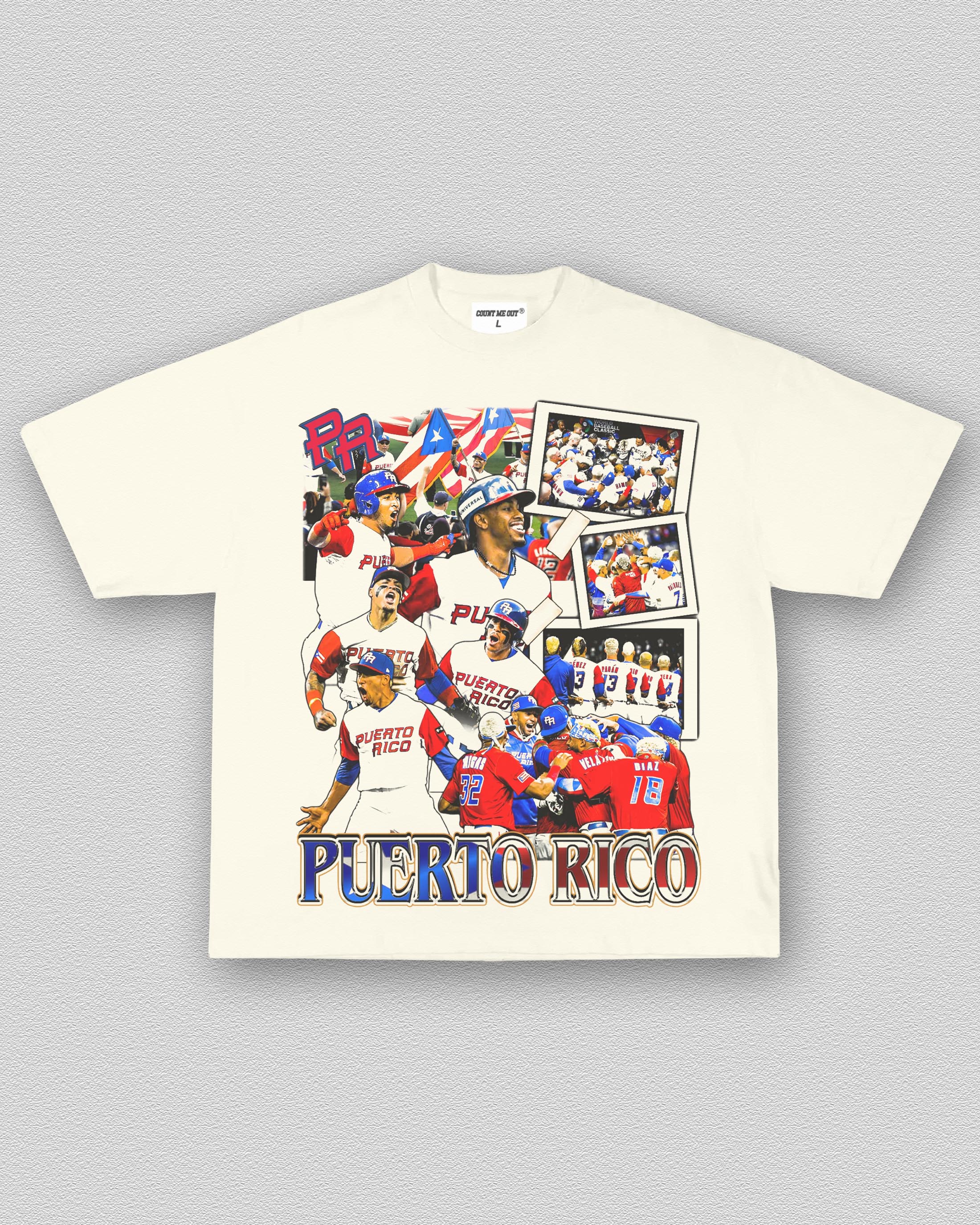 COUNTMEOUT WBC TEAM PUERTO RICO TEE