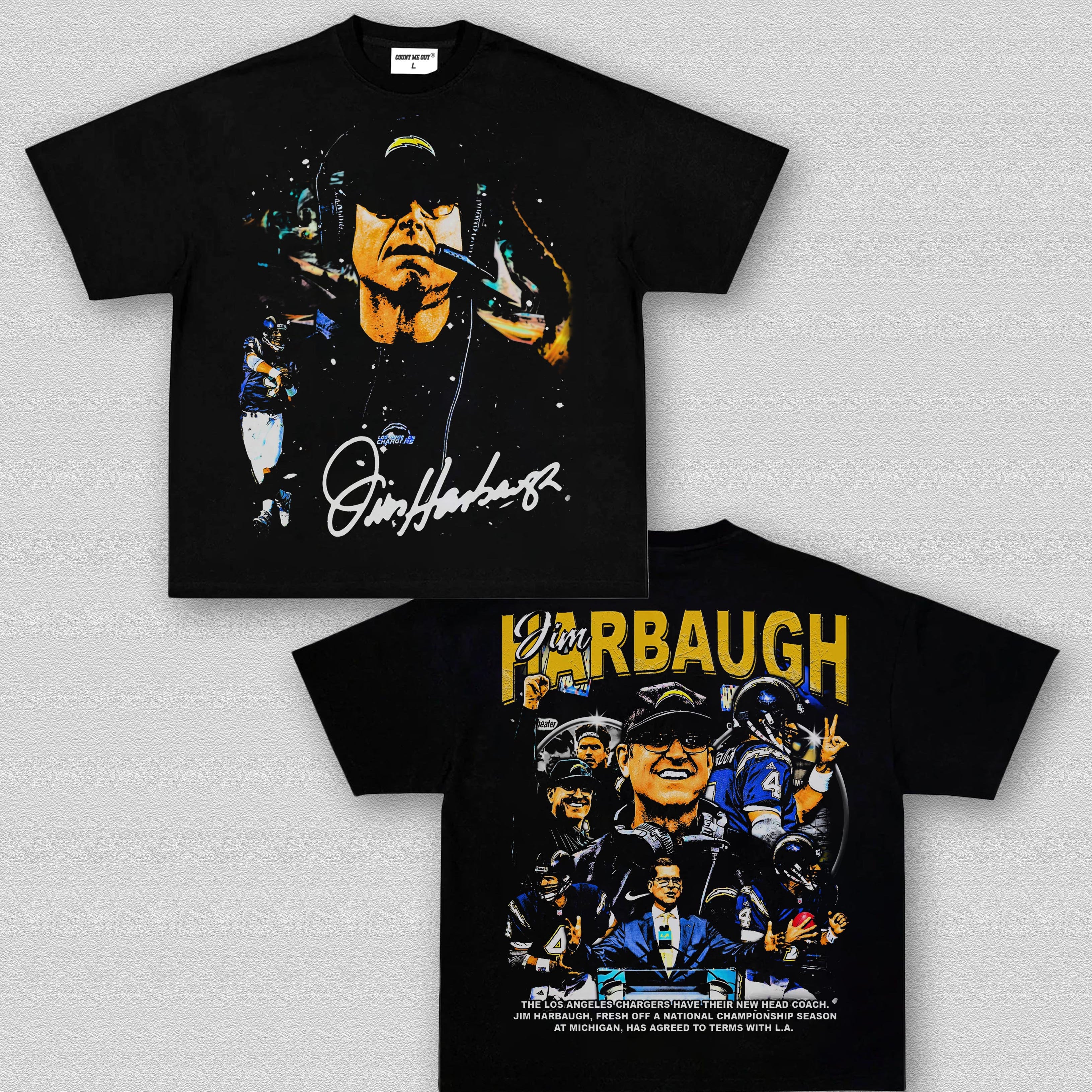 COUNTMEOUT JIM HARBAUGH TEE