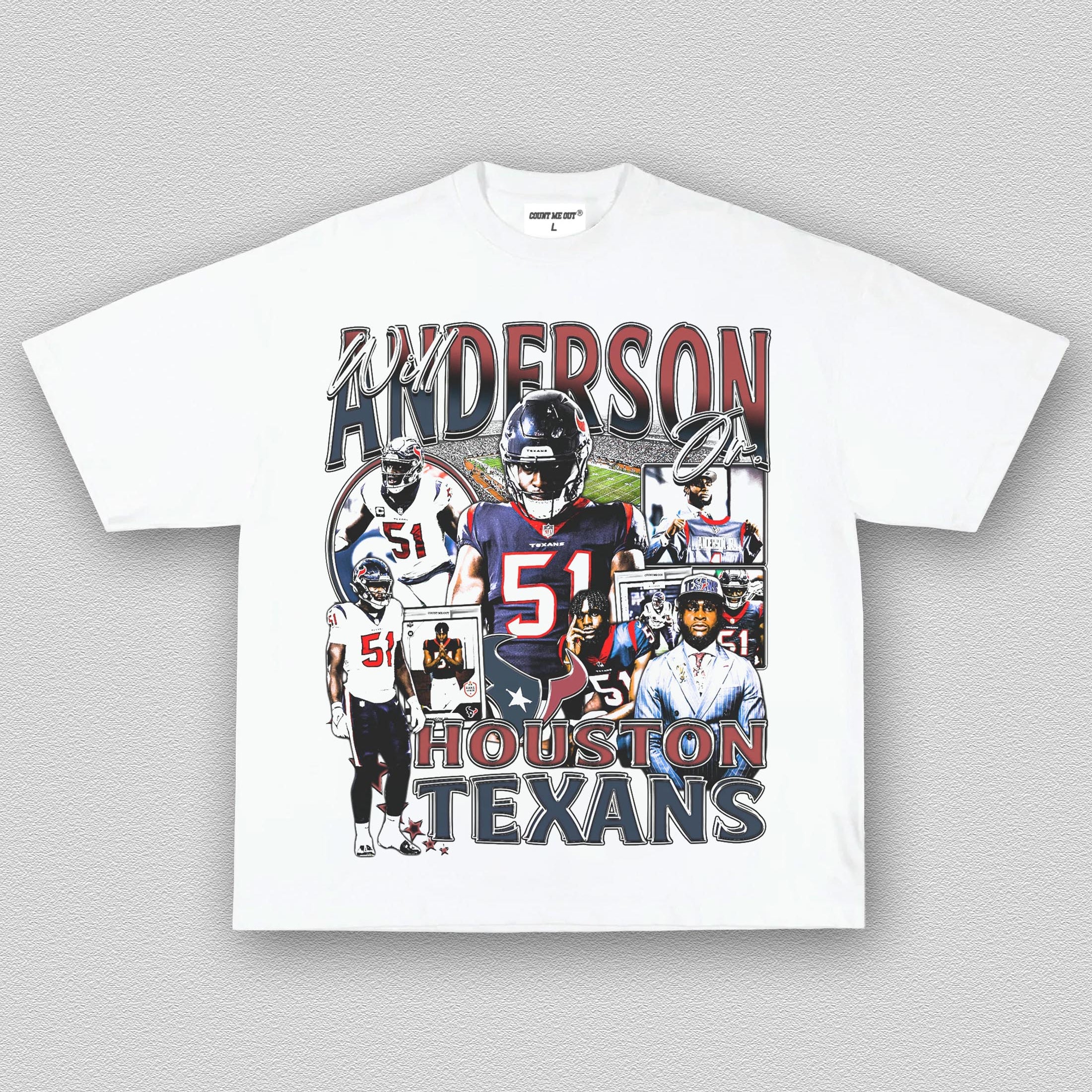 COUNTMEOUT WILL ANDERSON JR - TEXANS TEE