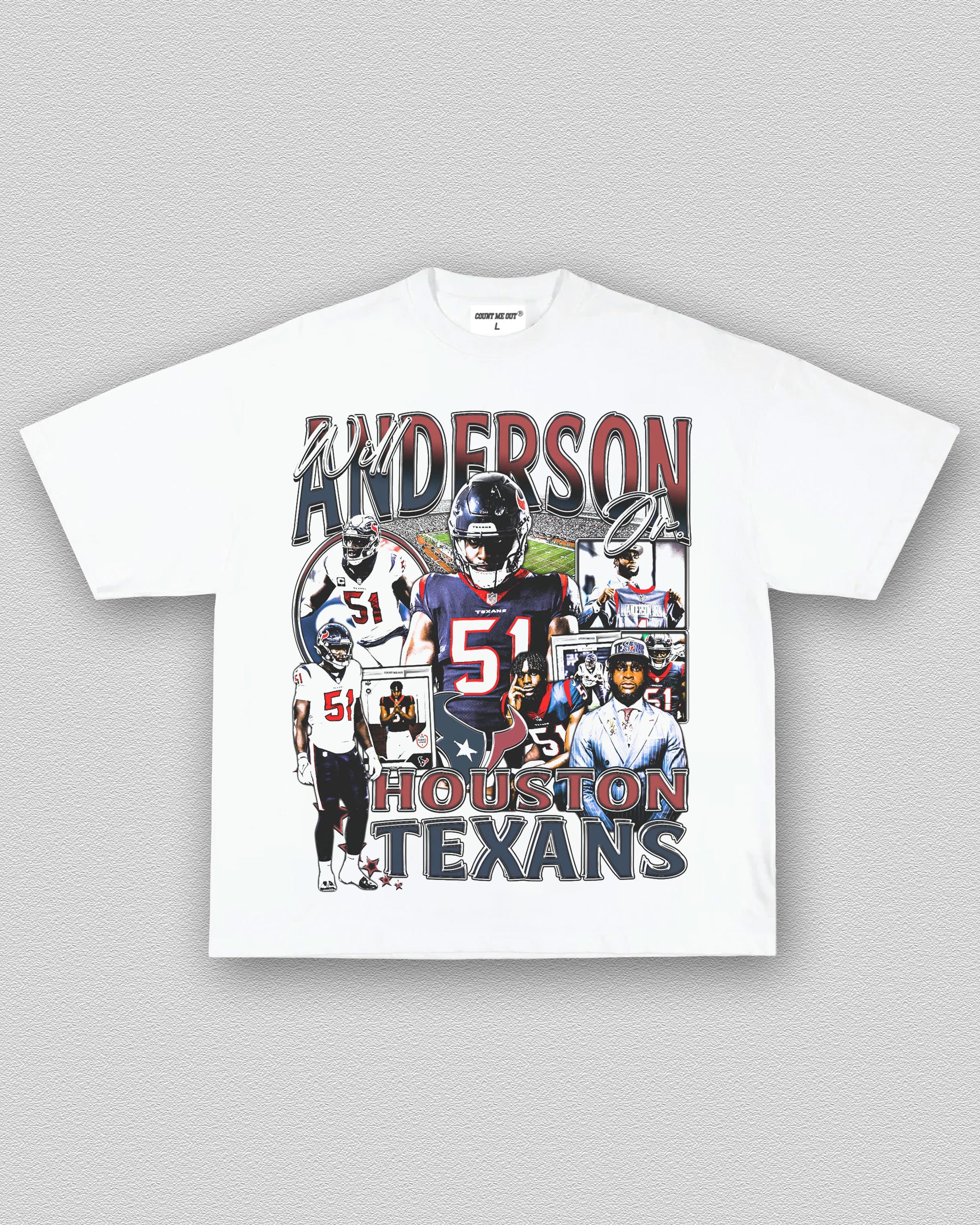 COUNTMEOUT WILL ANDERSON JR - TEXANS TEE