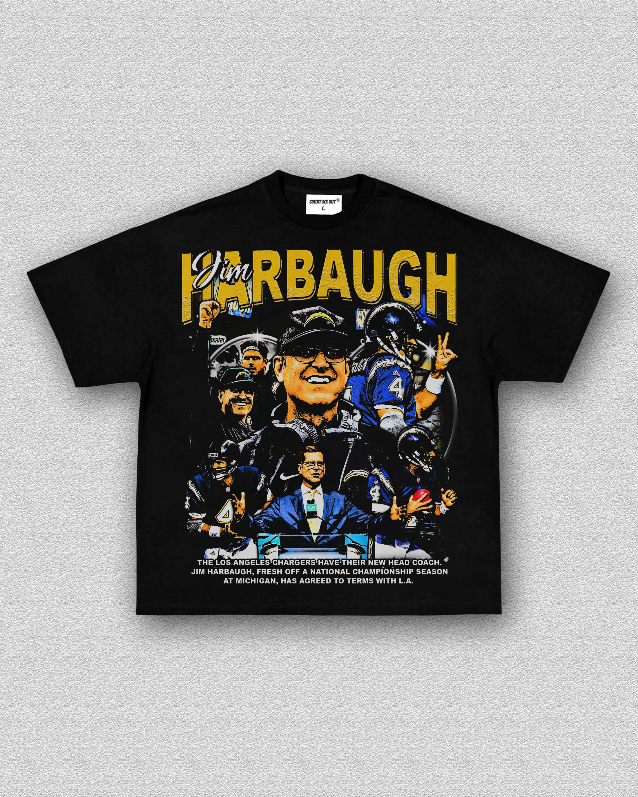 COUNTMEOUT JIM HARBAUGH V2 TEE