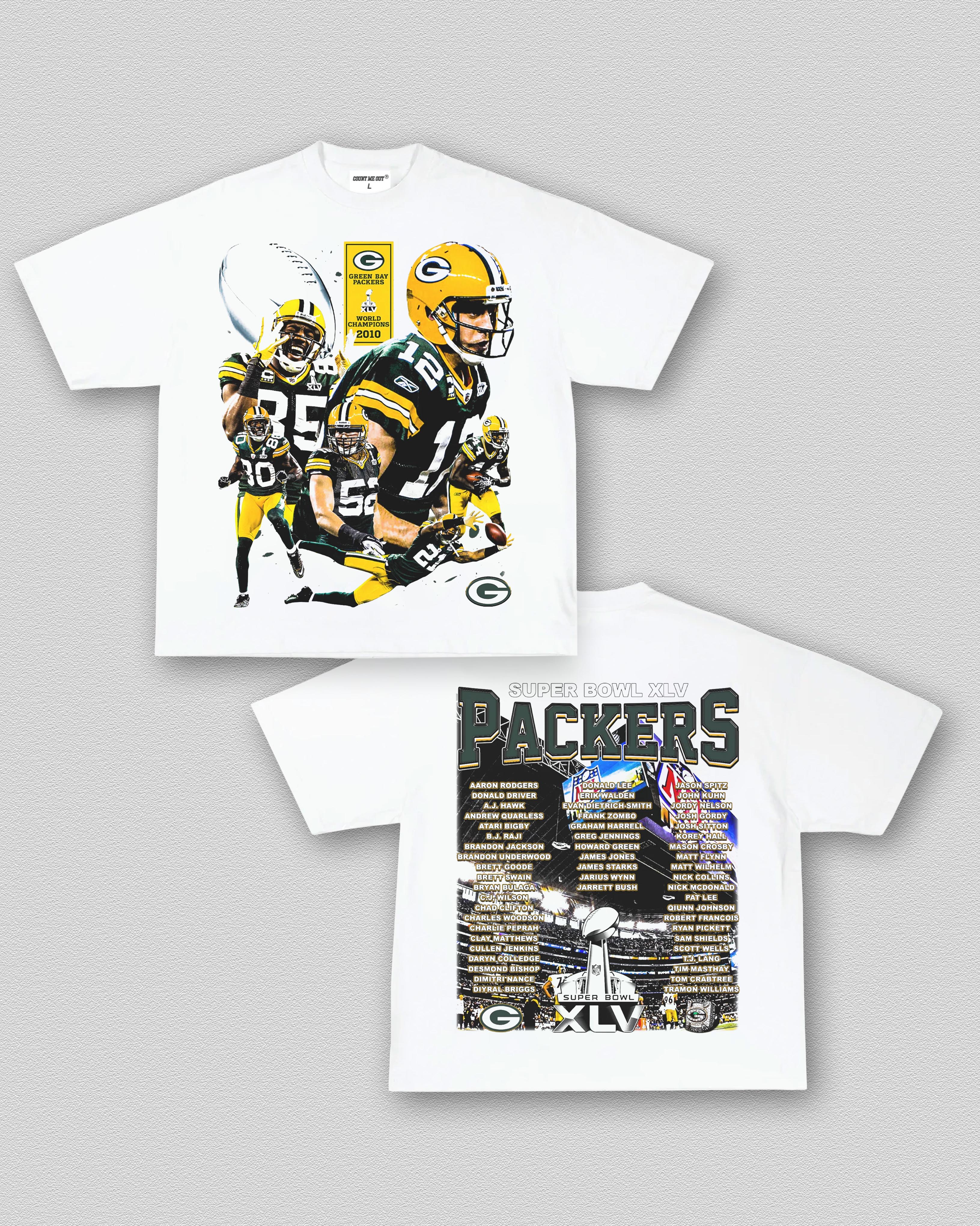 COUNTMEOUT SUPER BOWL XLV CHAMPS - PACKERS TEE