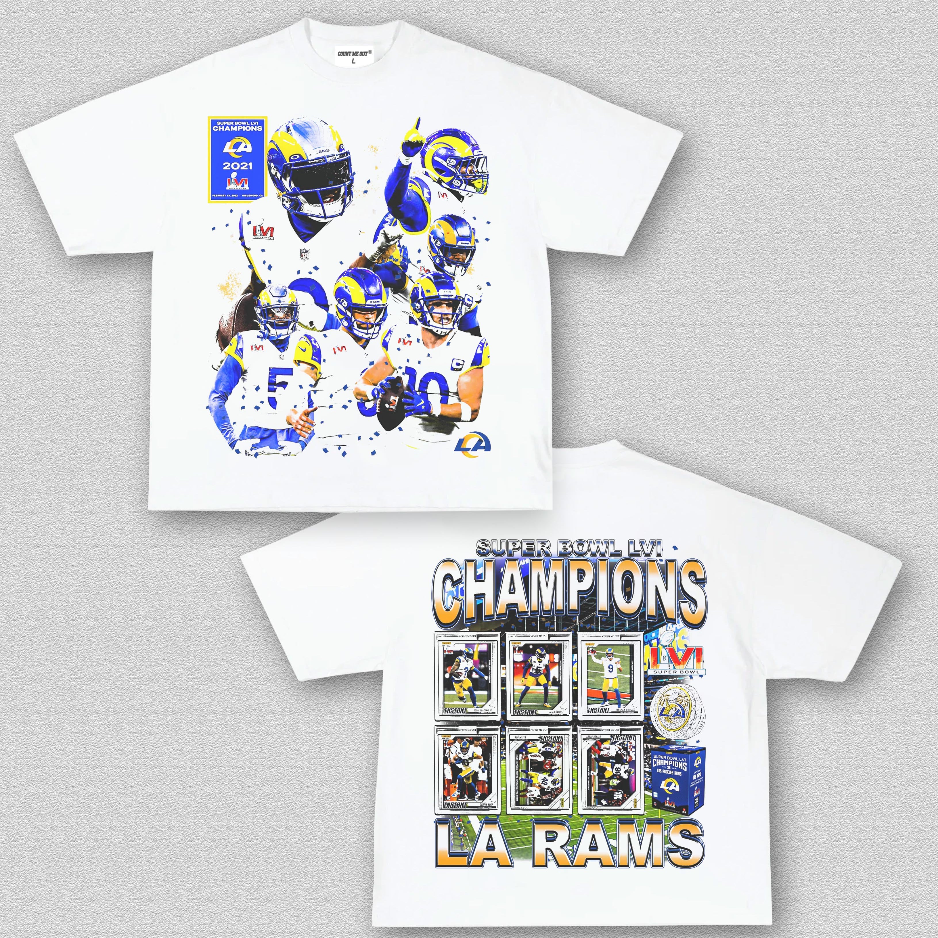 COUNTMEOUT SUPER BOWL LVI CHAMPS - RAMS TEE