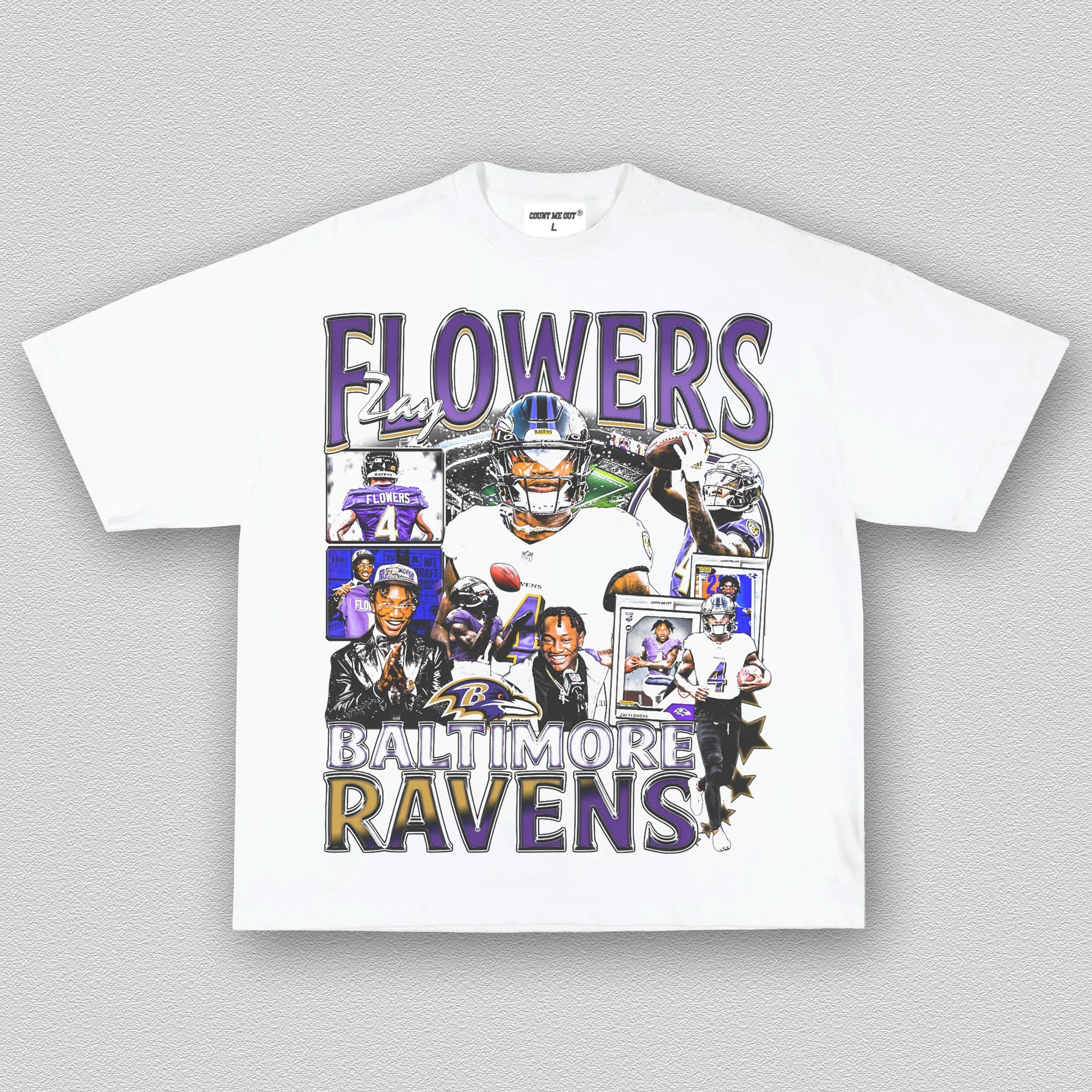 COUNTMEOUT ZAY FLOWERS TEE