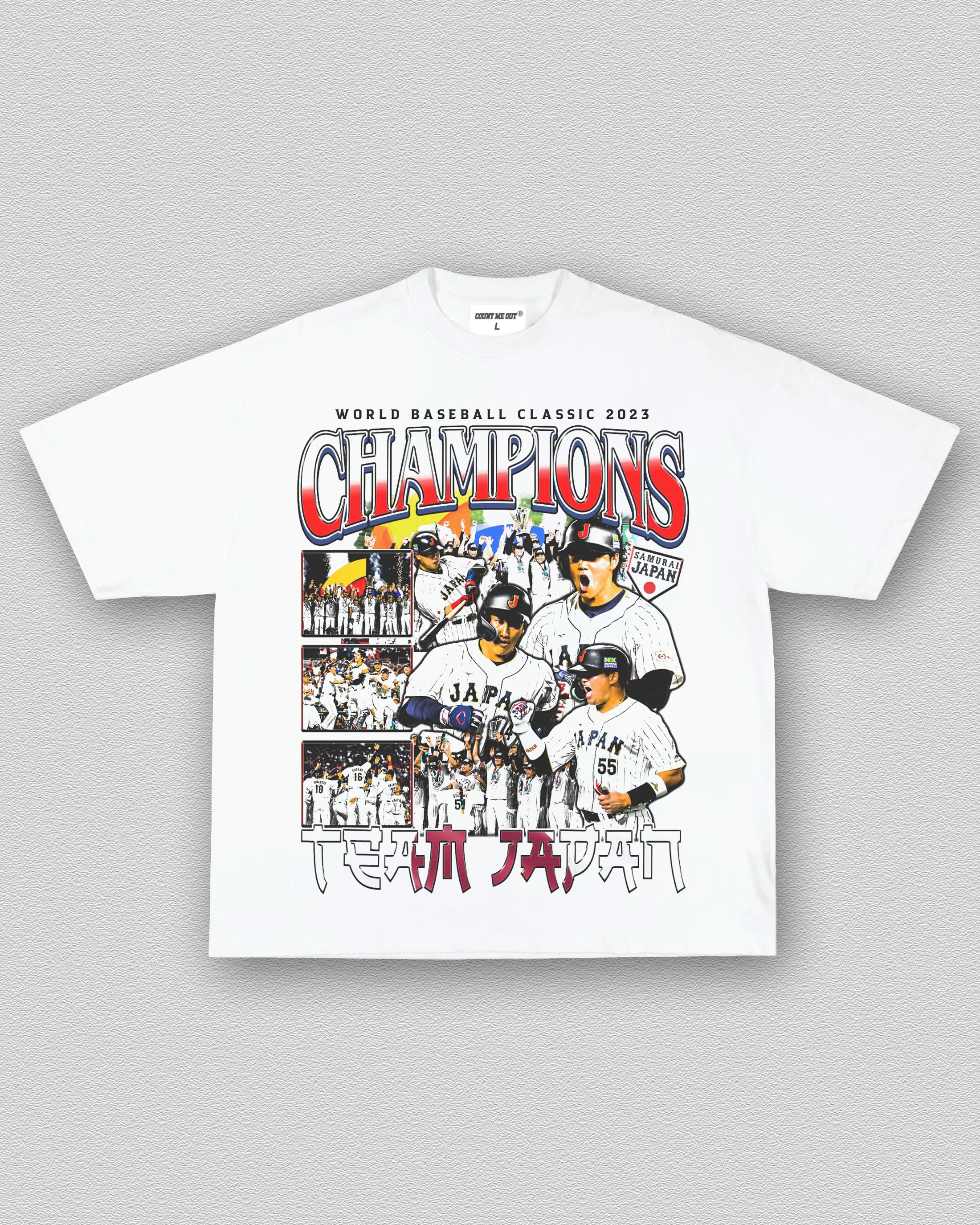 COUNTMEOUT WBC JAPAN TEAM TEE