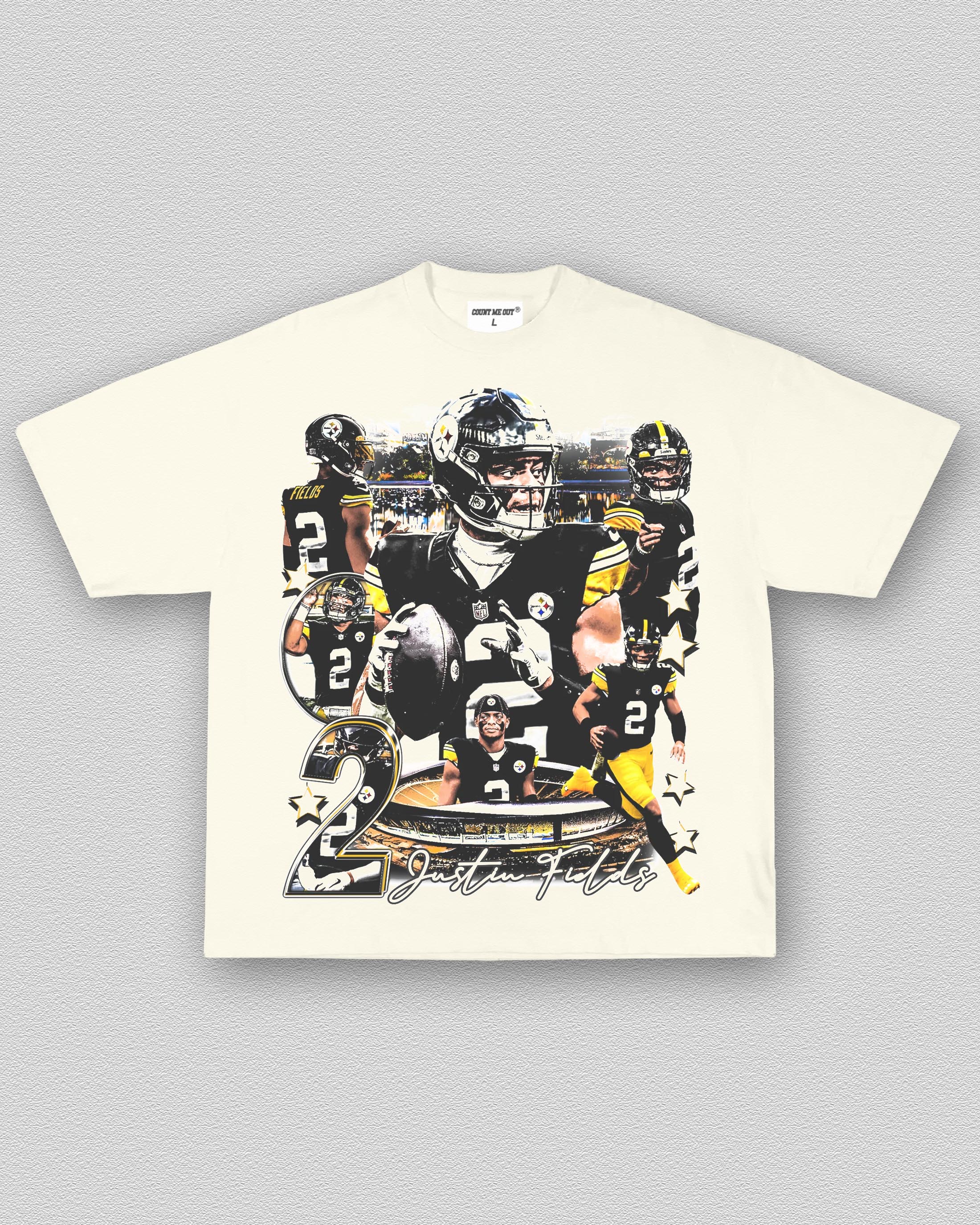 COUNTMEOUT JUSTIN FIELDS - STEELERS TEE