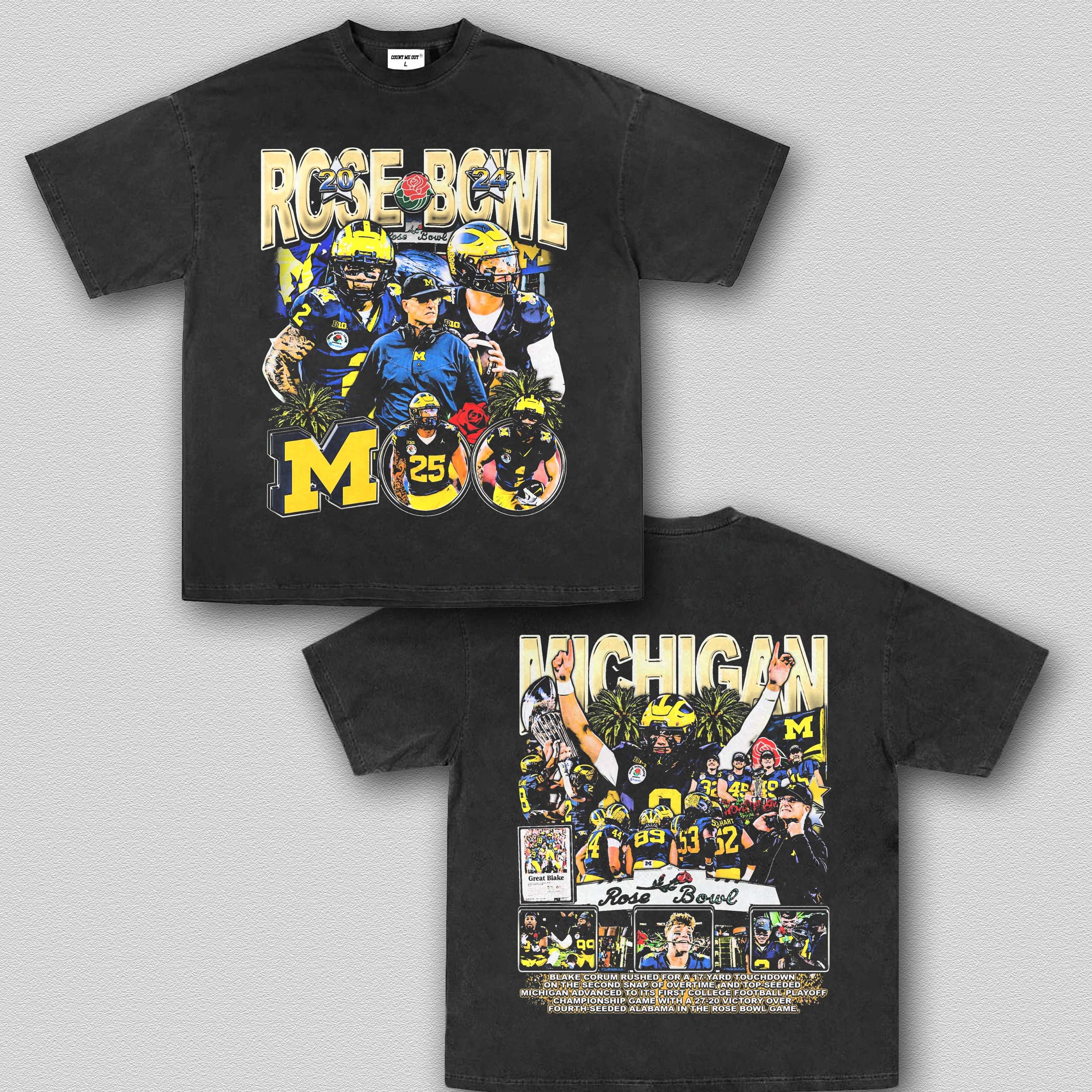 COUNTMEOUT MICHIGAN - ROSE BOWL TEE