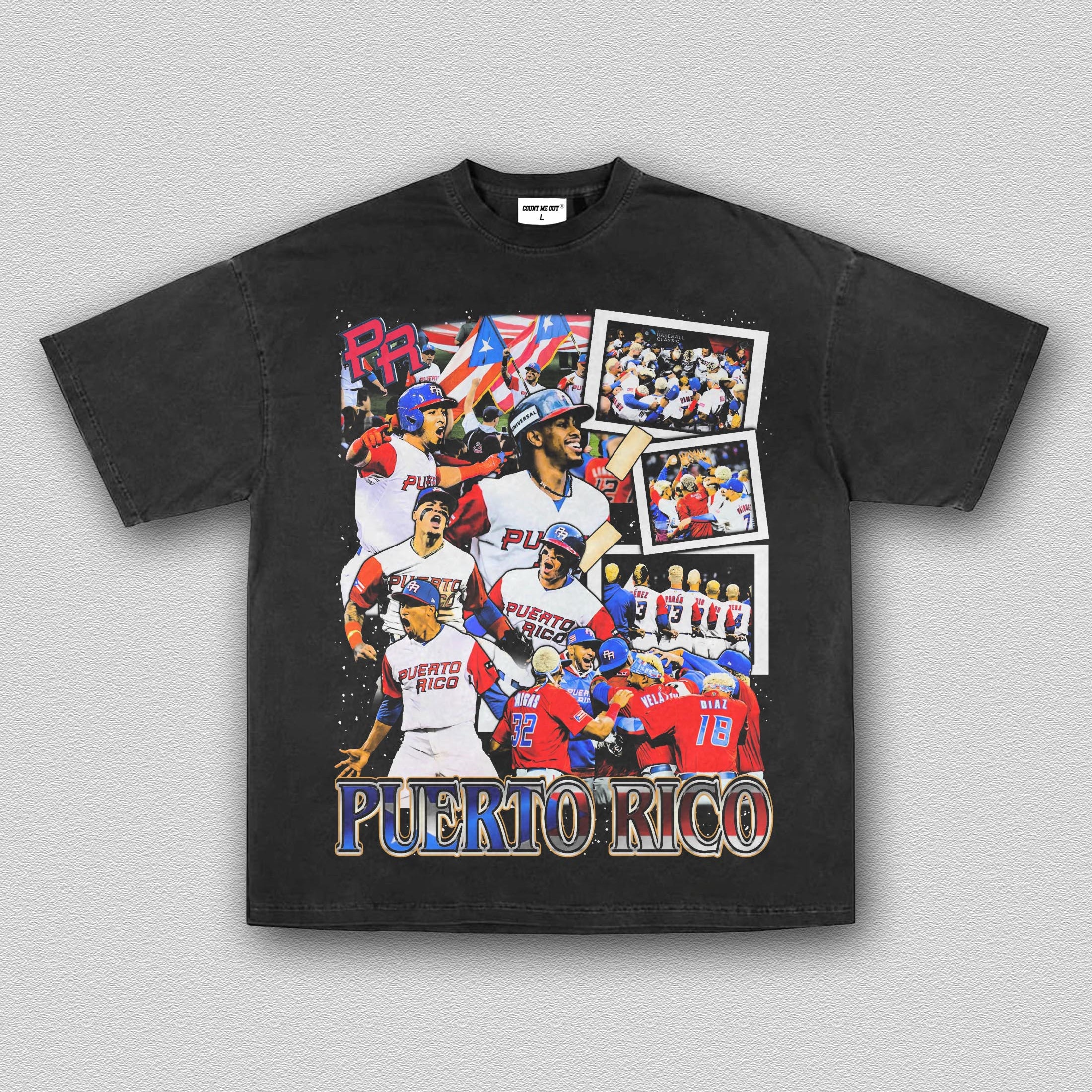 COUNTMEOUT WBC TEAM PUERTO RICO TEE