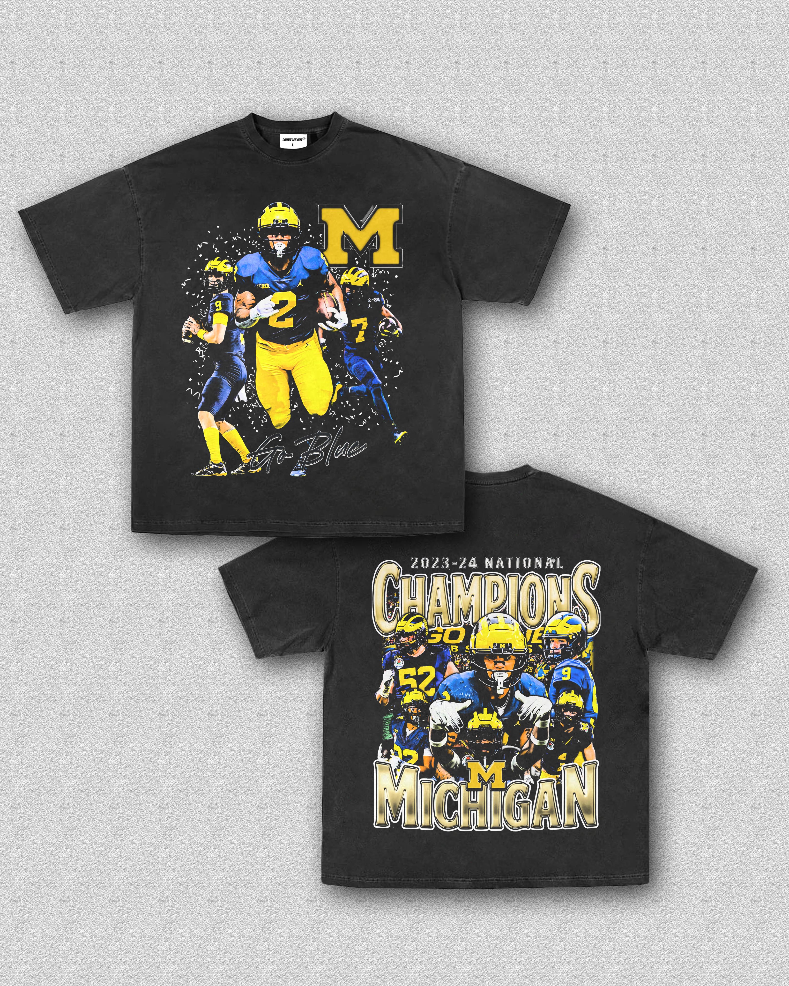 COUNTMEOUT 2023-24 NATIONAL CHAMPS - MICHIGAN TEE