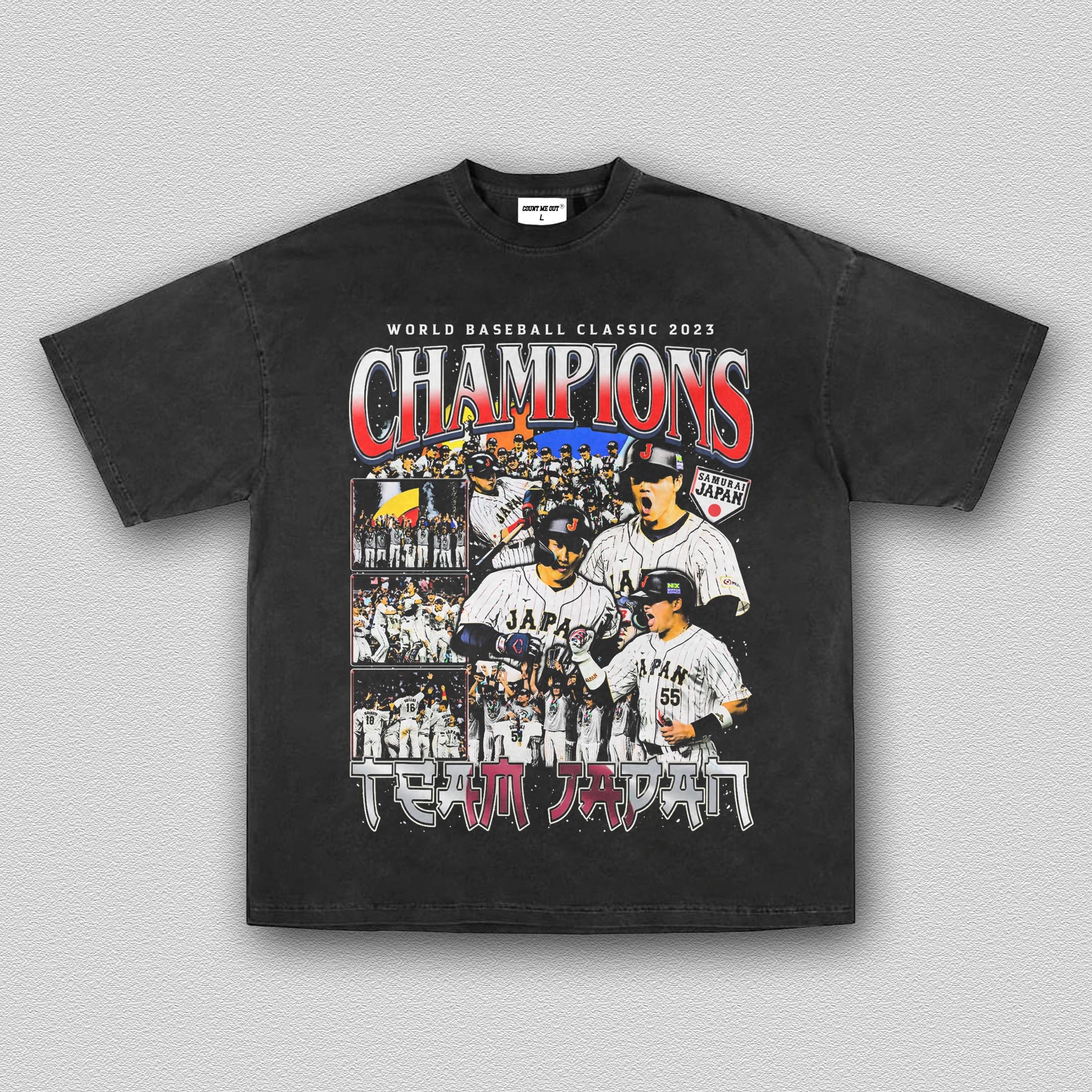 COUNTMEOUT WBC JAPAN TEAM TEE