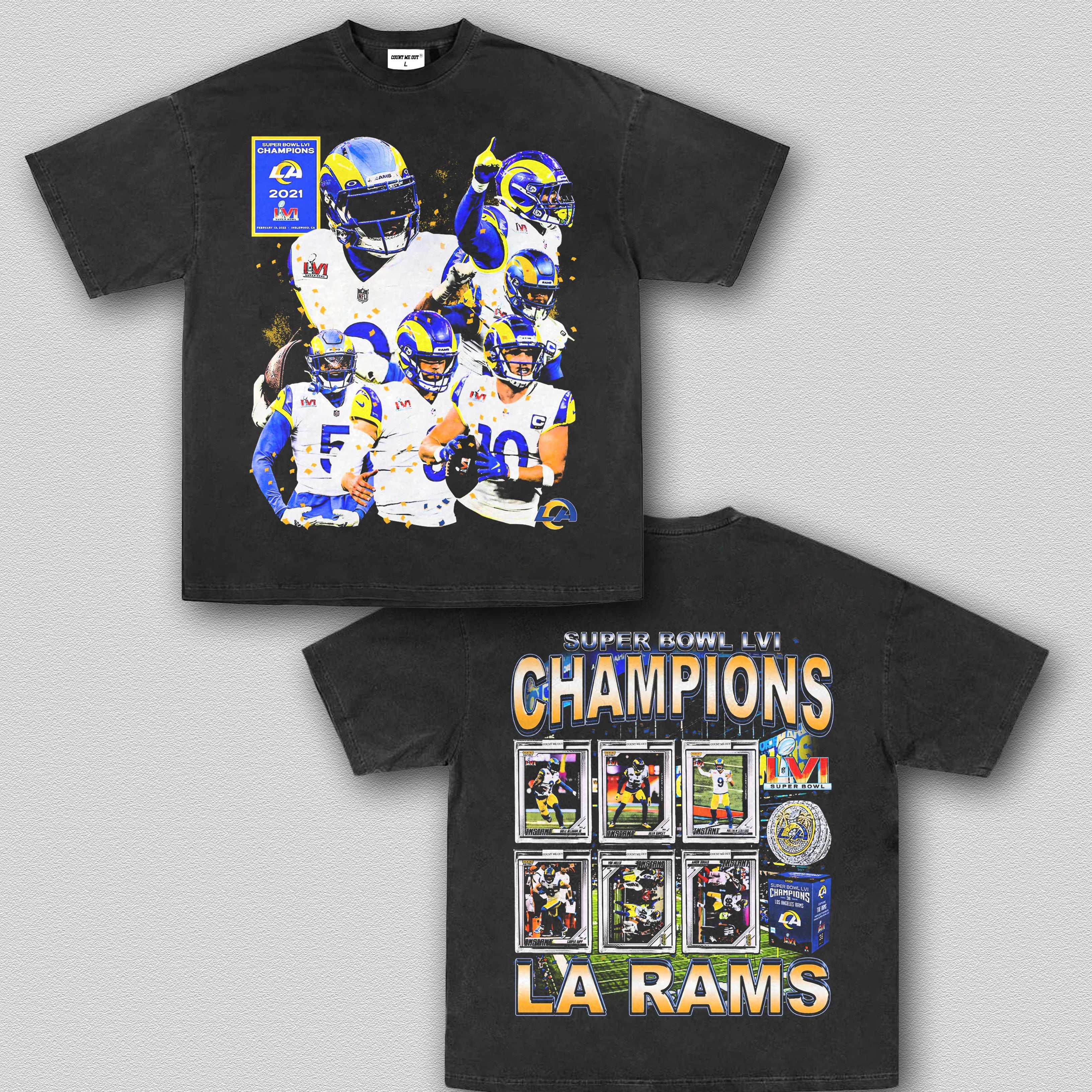 COUNTMEOUT SUPER BOWL LVI CHAMPS - RAMS TEE