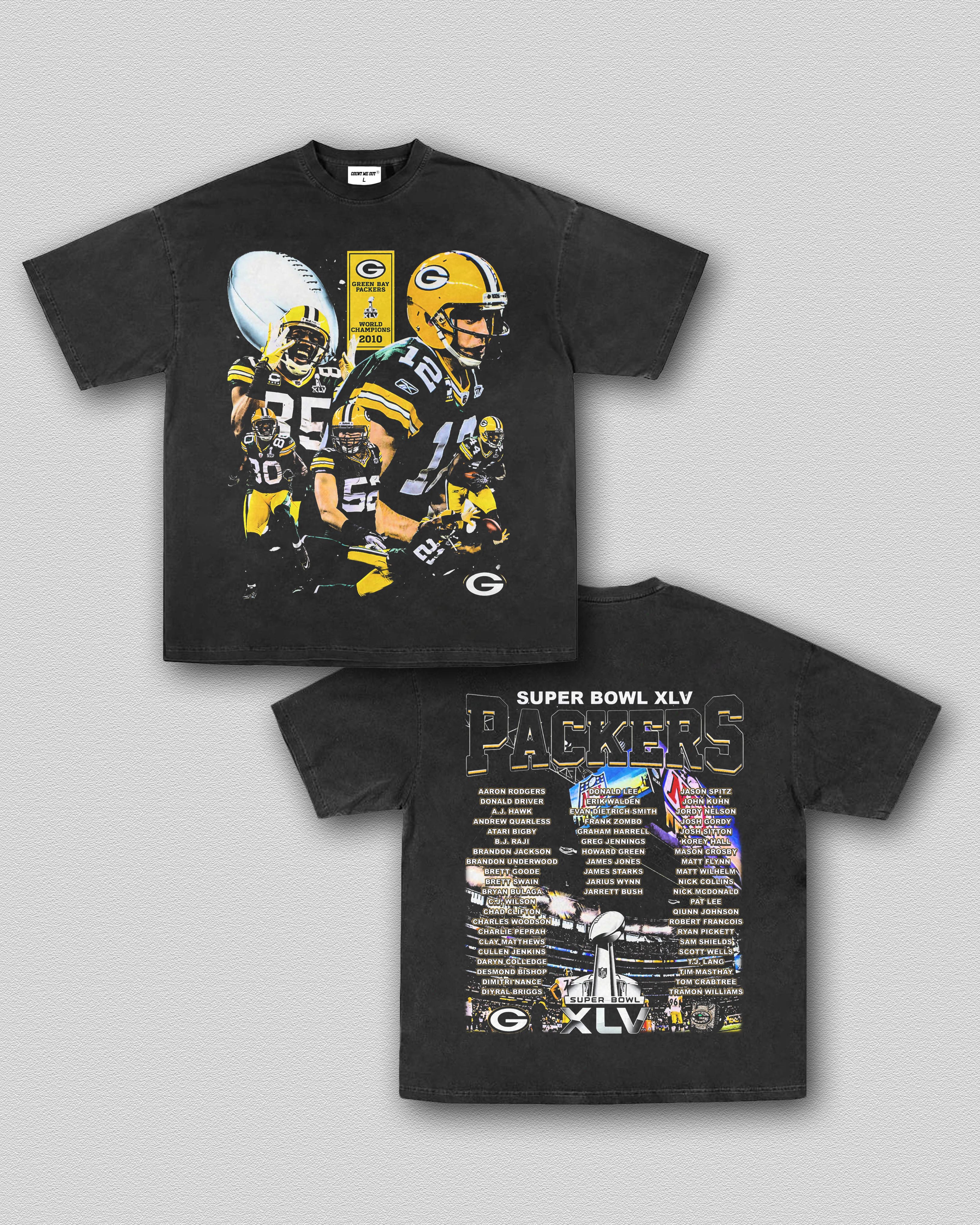 COUNTMEOUT SUPER BOWL XLV CHAMPS - PACKERS TEE