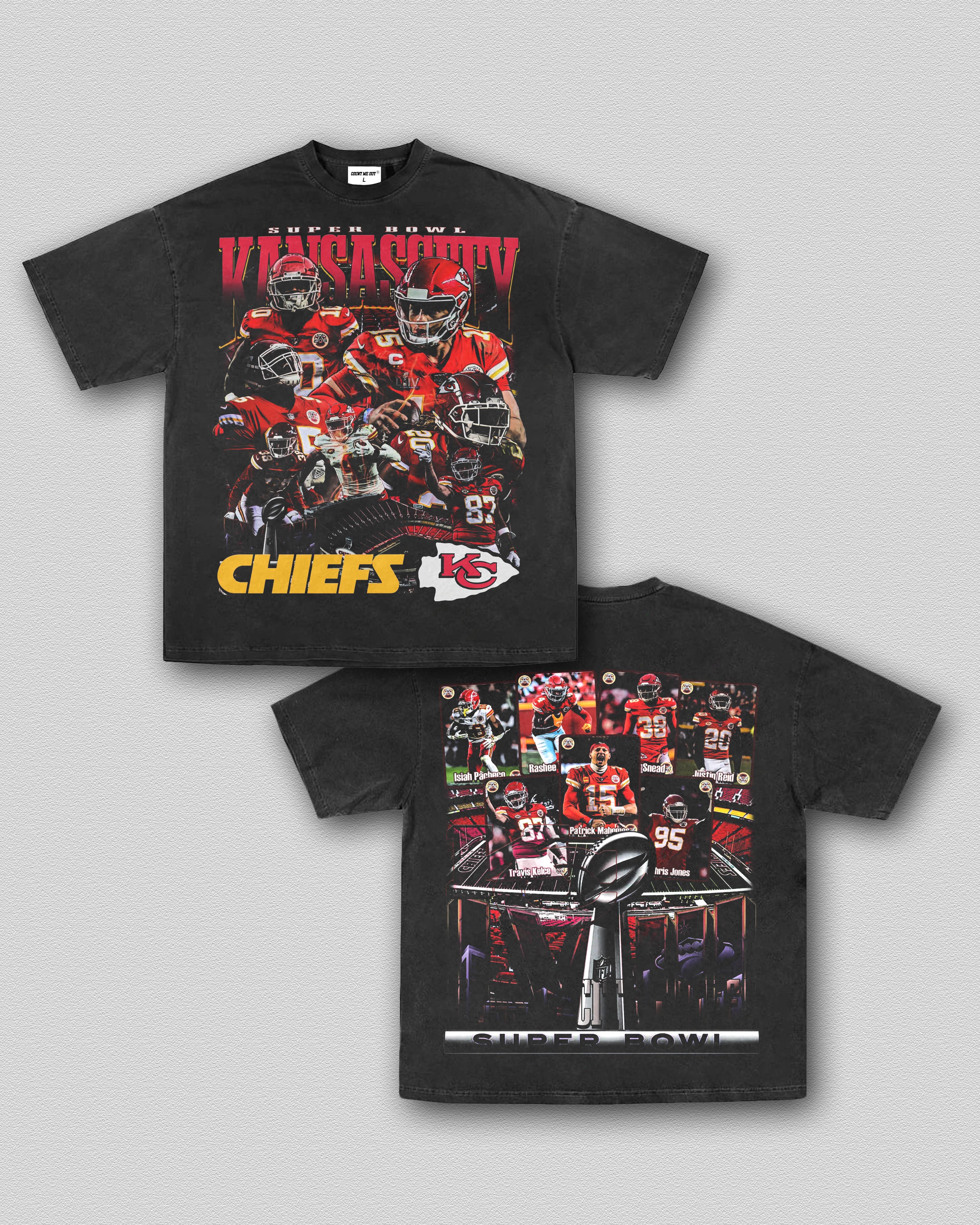 COUNTMEOUT KC CHIEFS - SB LVIII TEE