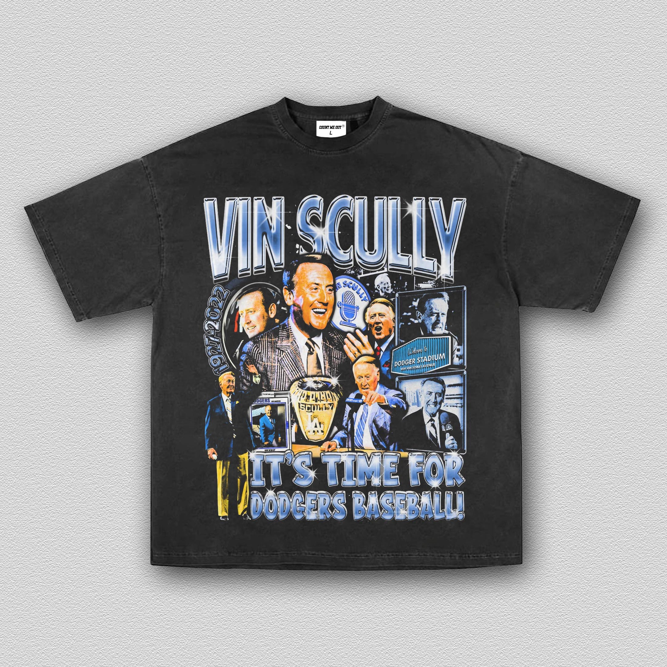 COUNTMEOUT VIN SCULLY TEE