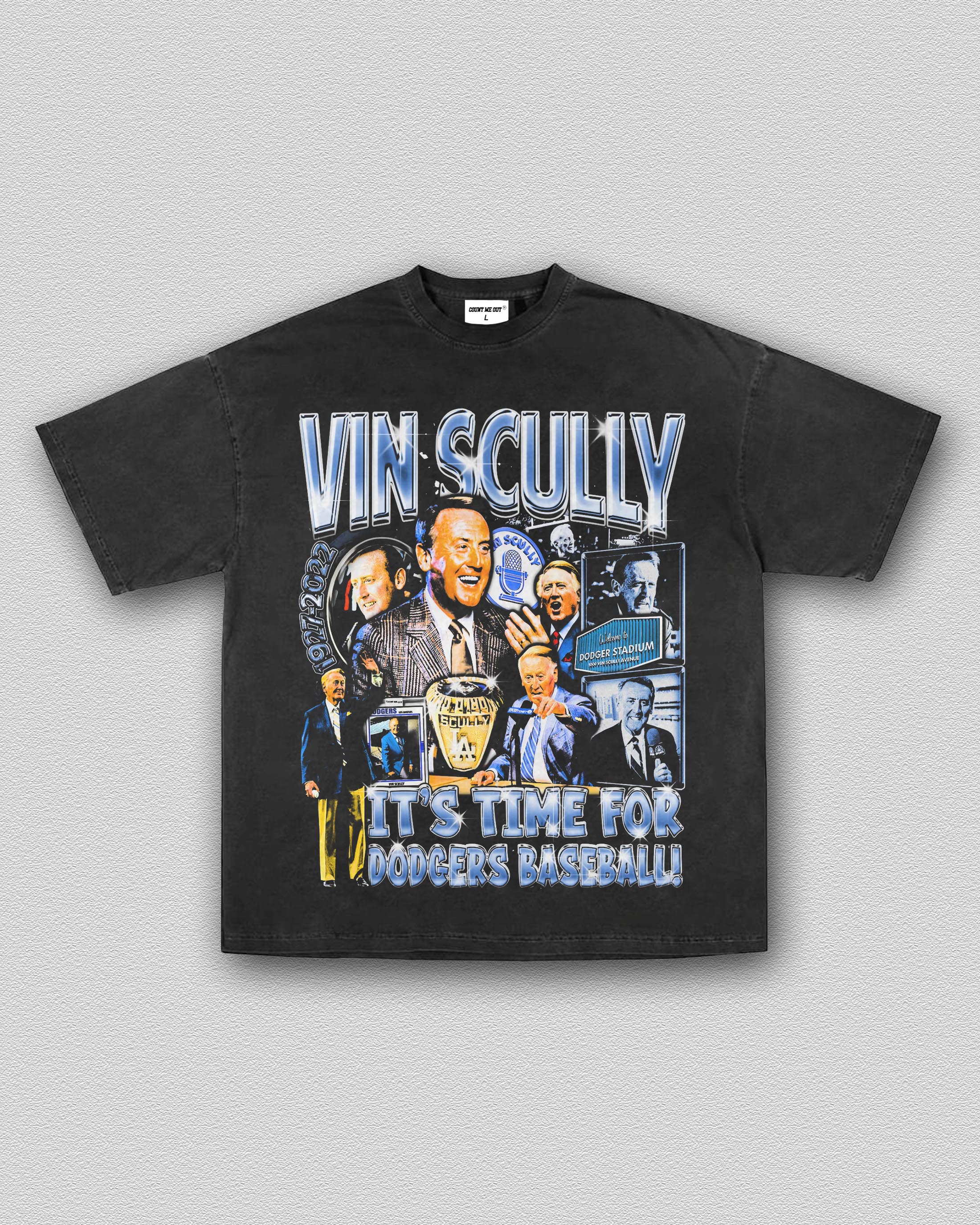 COUNTMEOUT VIN SCULLY TEE