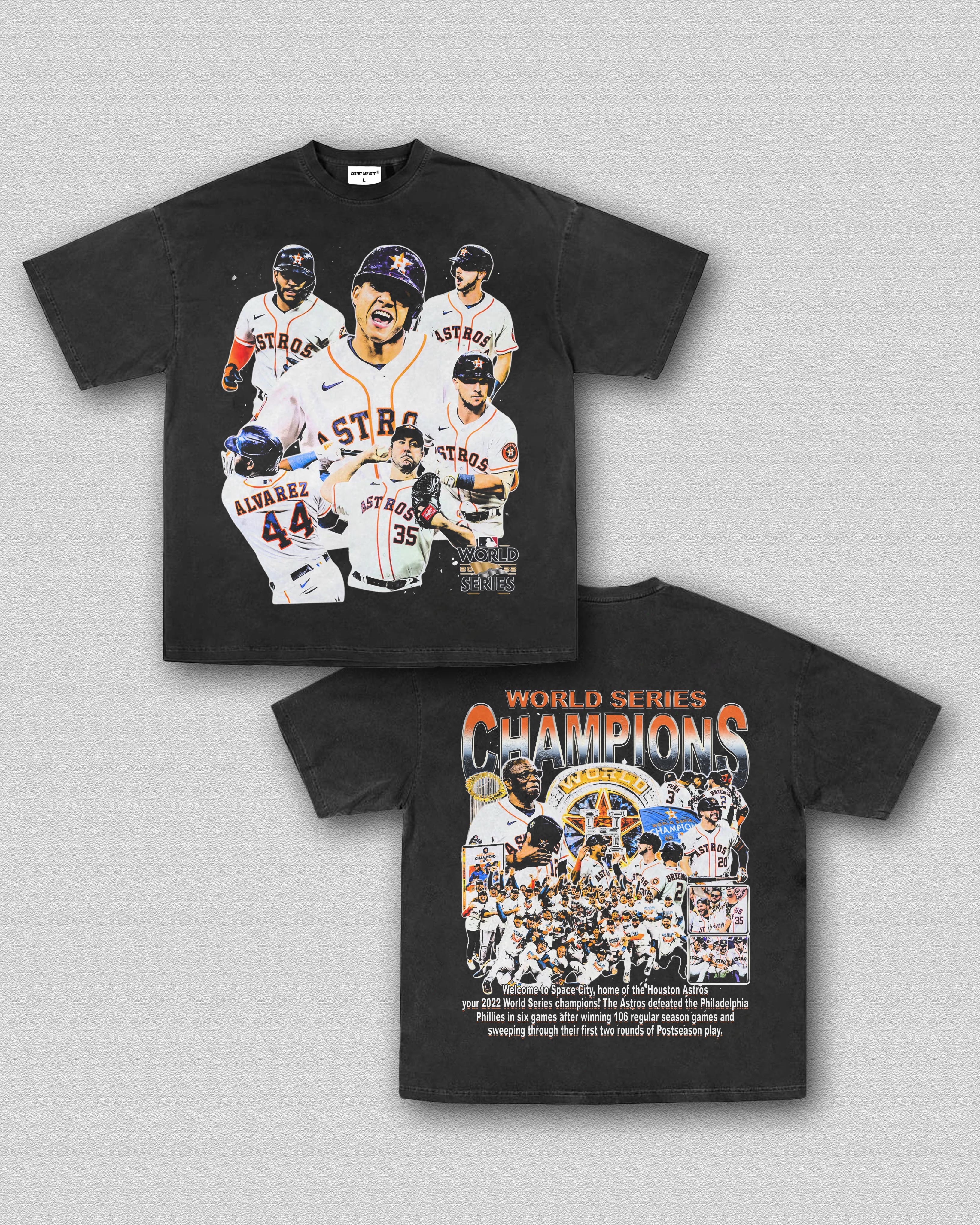 COUNTMEOUT 2022 WORLD SERIES CHAMPS - ASTROS TEE