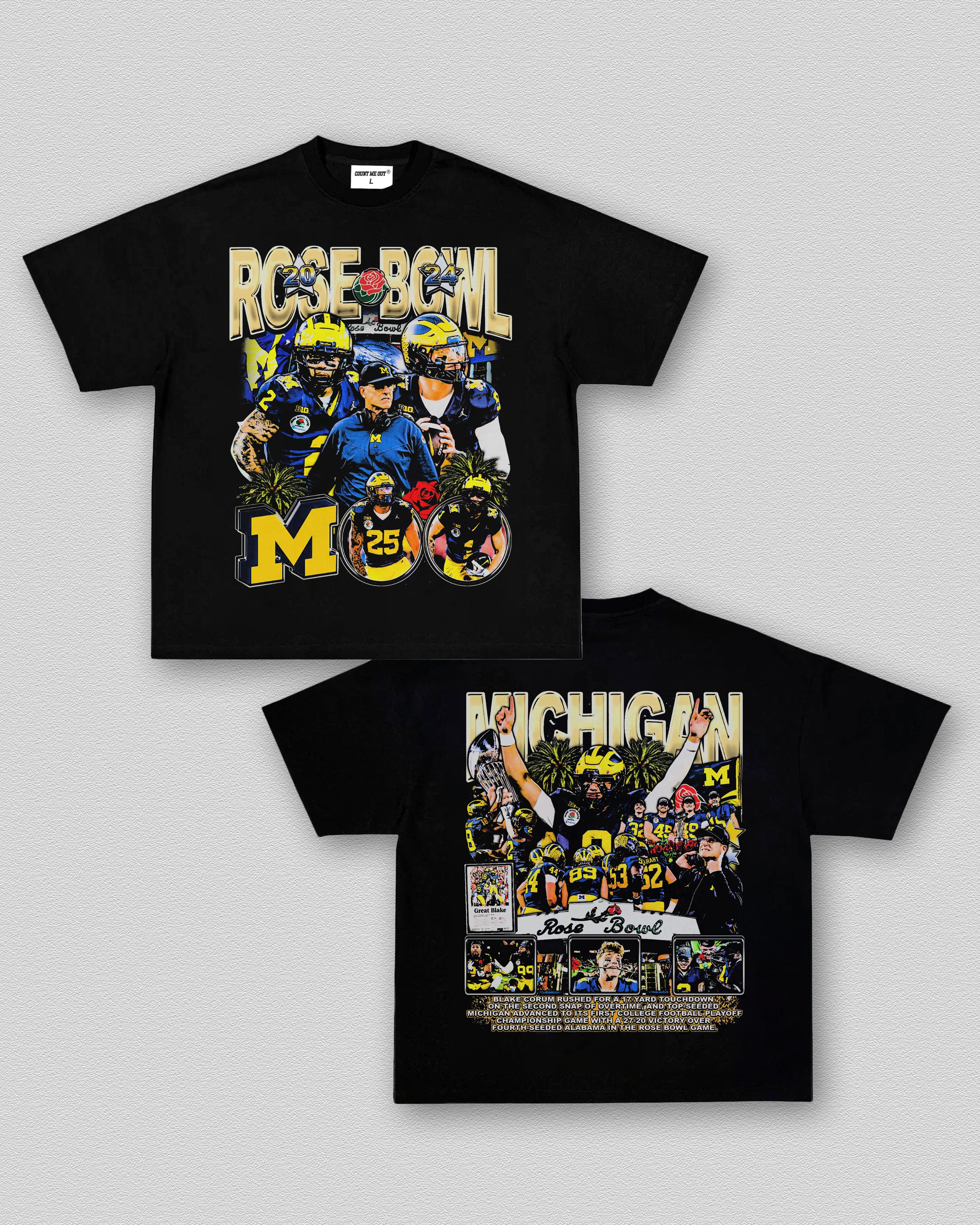 COUNTMEOUT MICHIGAN - ROSE BOWL TEE