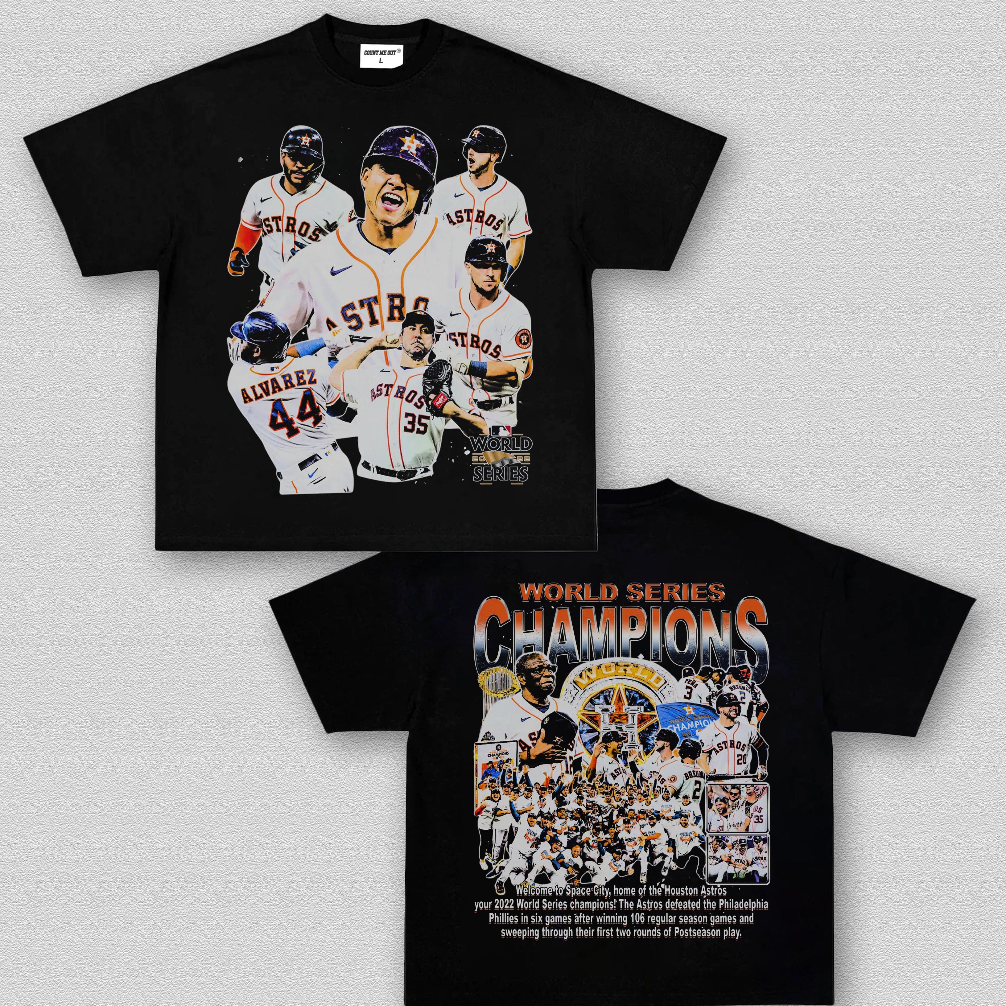 COUNTMEOUT 2022 WORLD SERIES CHAMPS - ASTROS TEE