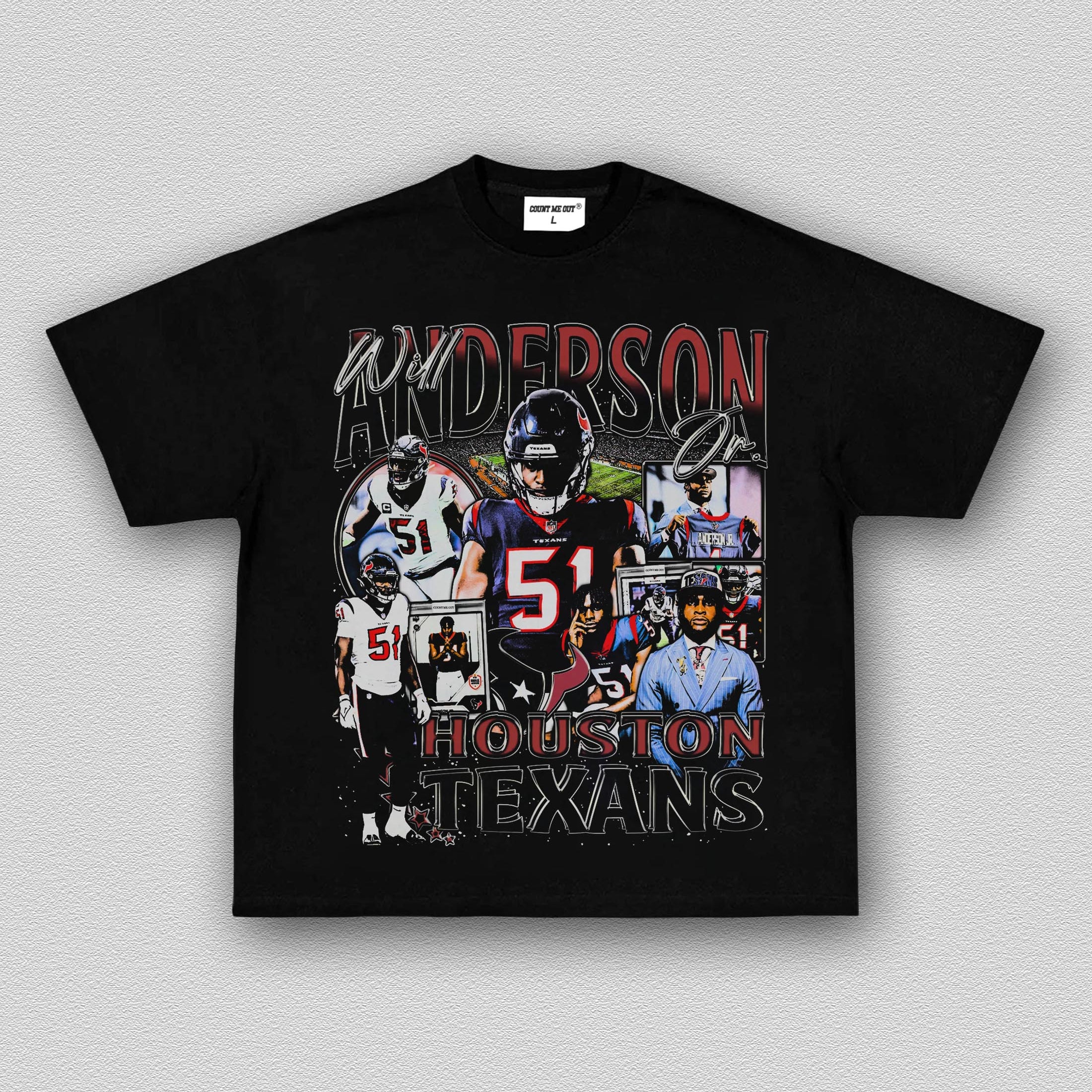 COUNTMEOUT WILL ANDERSON JR - TEXANS TEE