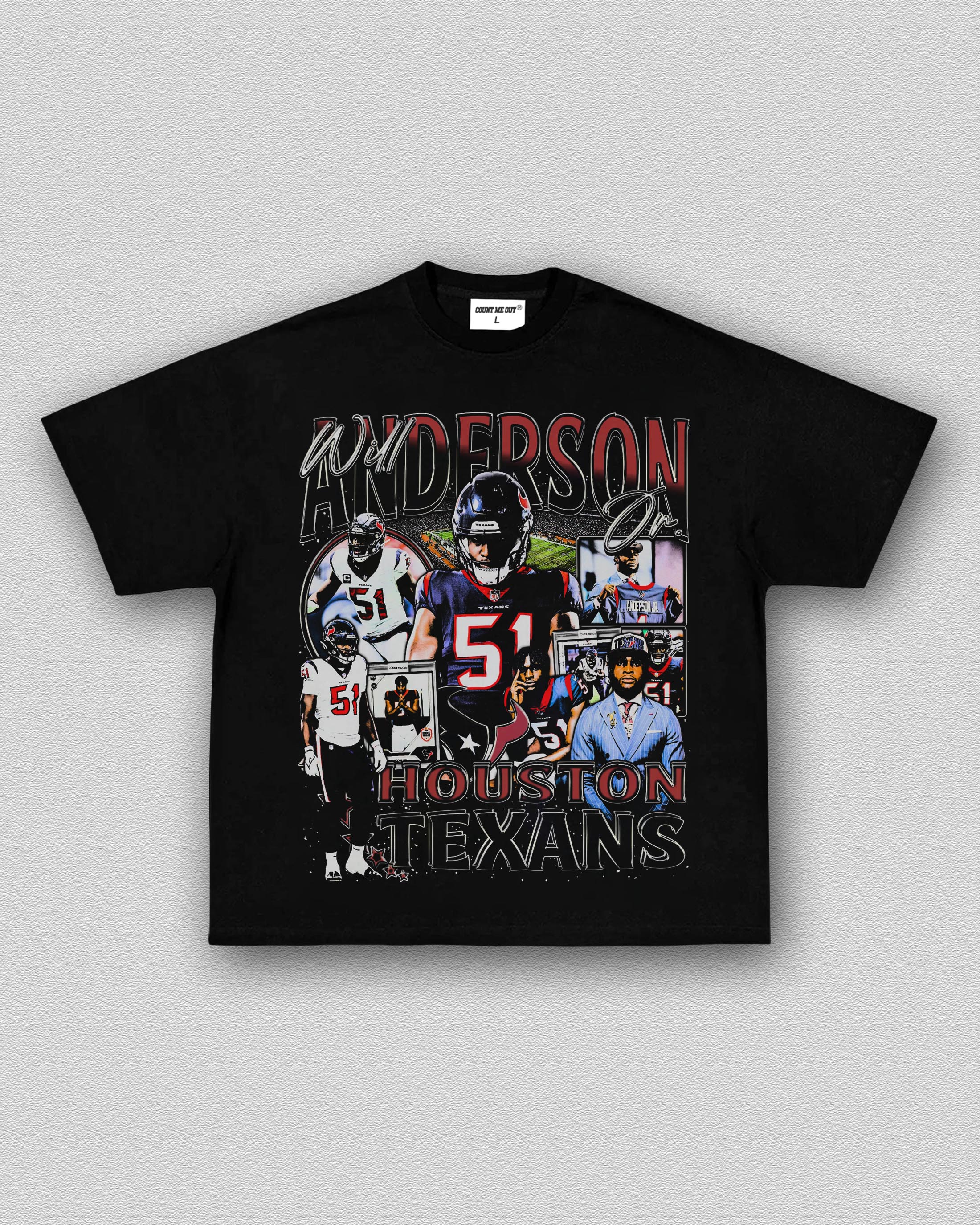 COUNTMEOUT WILL ANDERSON JR - TEXANS TEE